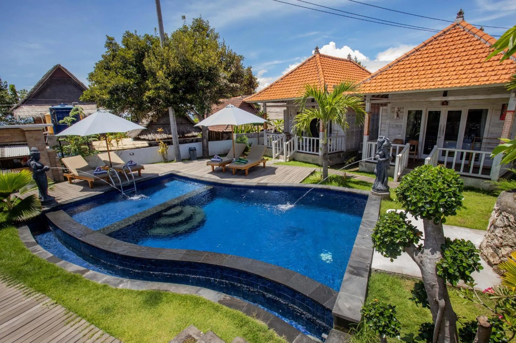 Swimming pool in Blue Sky Villa Ceningan
