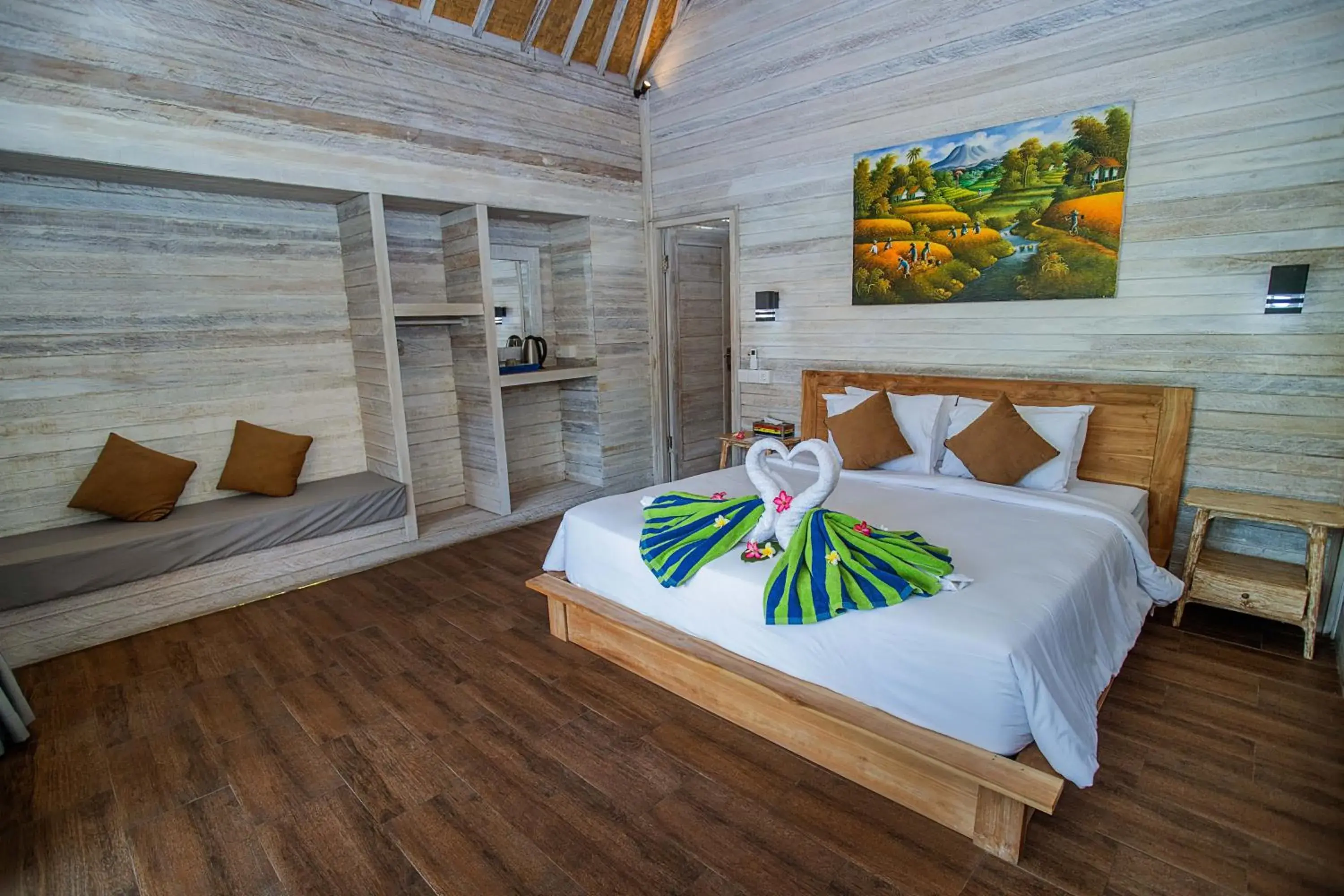 Bed in Blue Sky Villa Ceningan Bed in Blue Sky Villa Ceningan