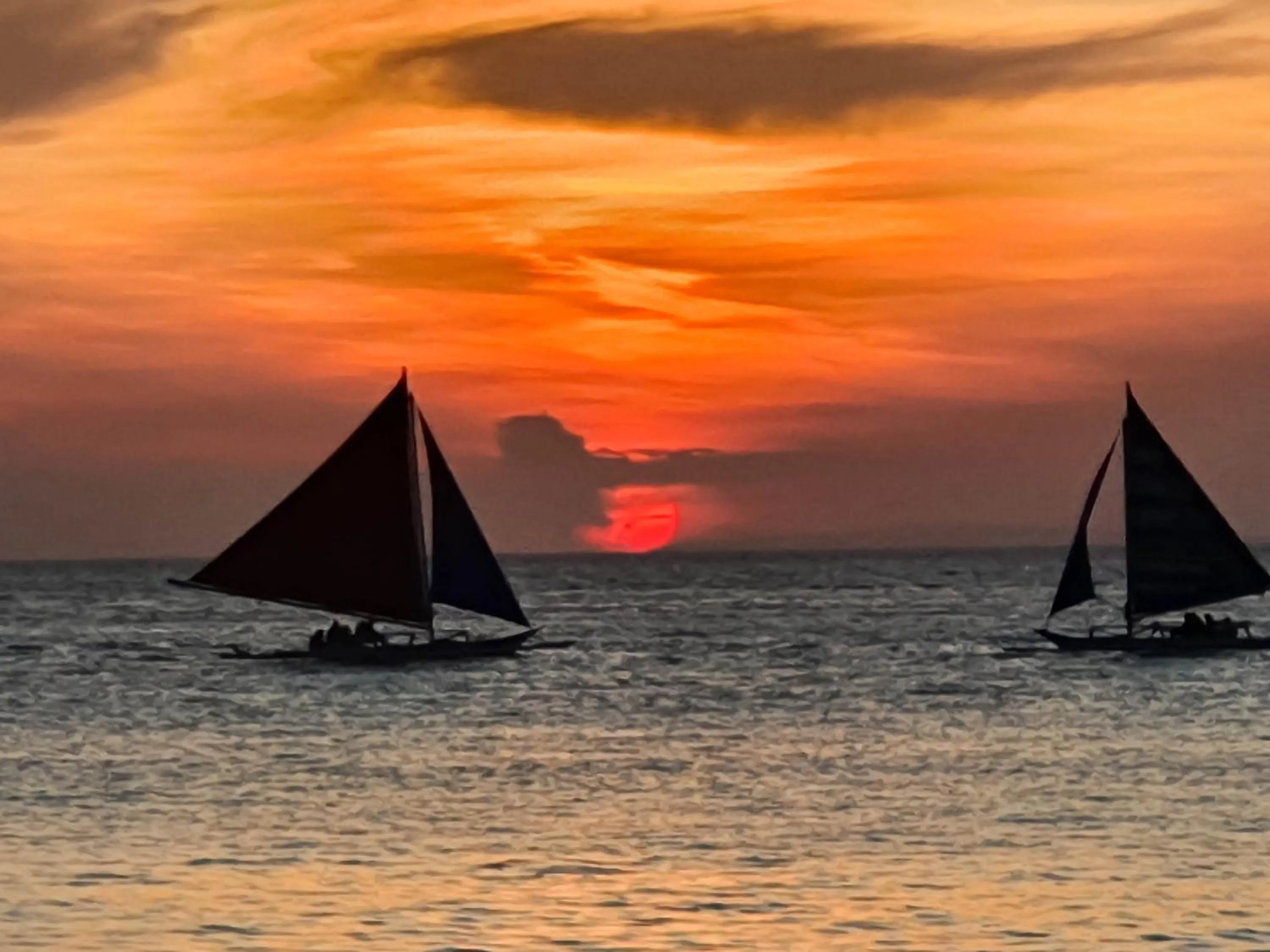 Sunset in Cocoloco Beach Resort