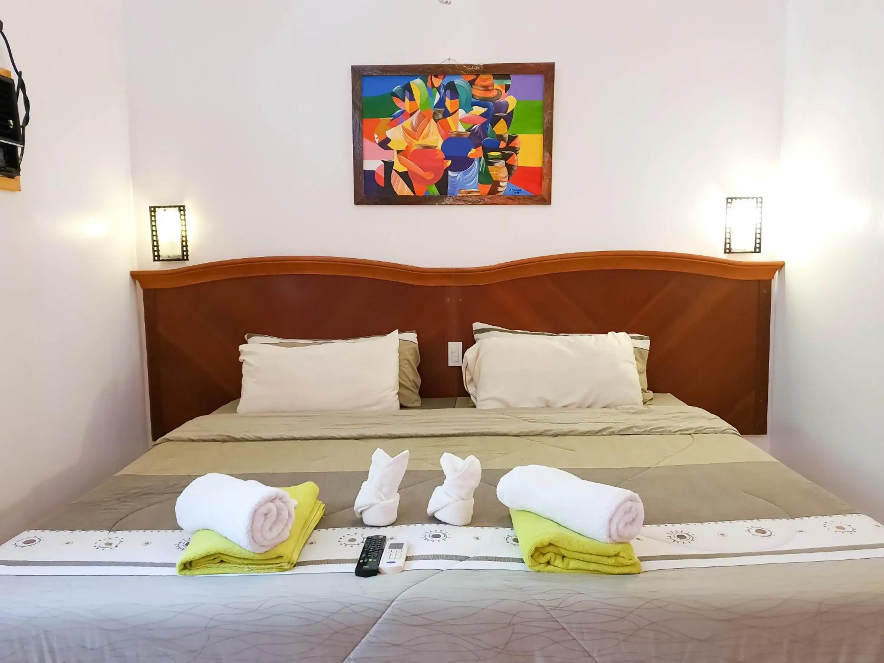 Bed in Cocoloco Beach Resort Bed in Cocoloco Beach Resort