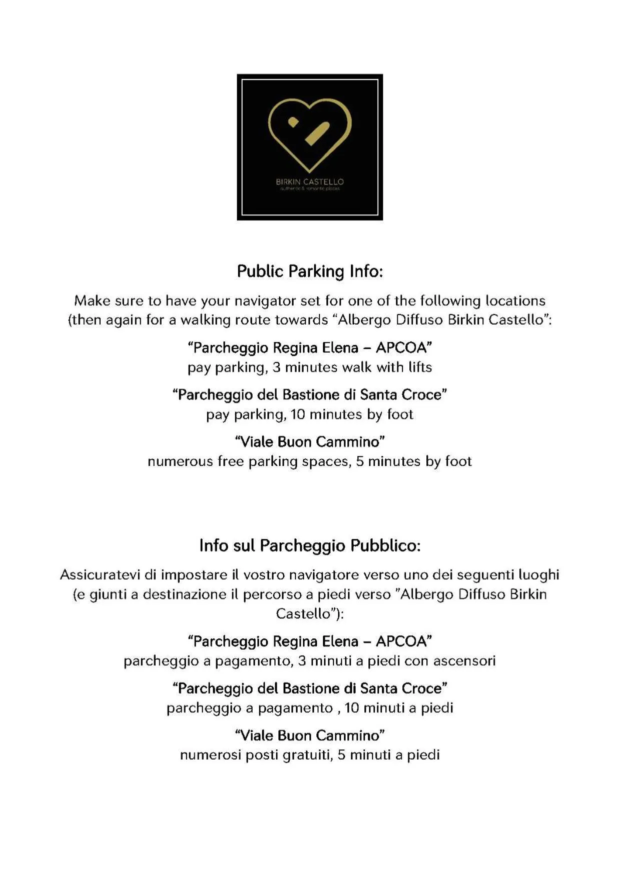 Off site in Albergo Diffuso Birkin Castello