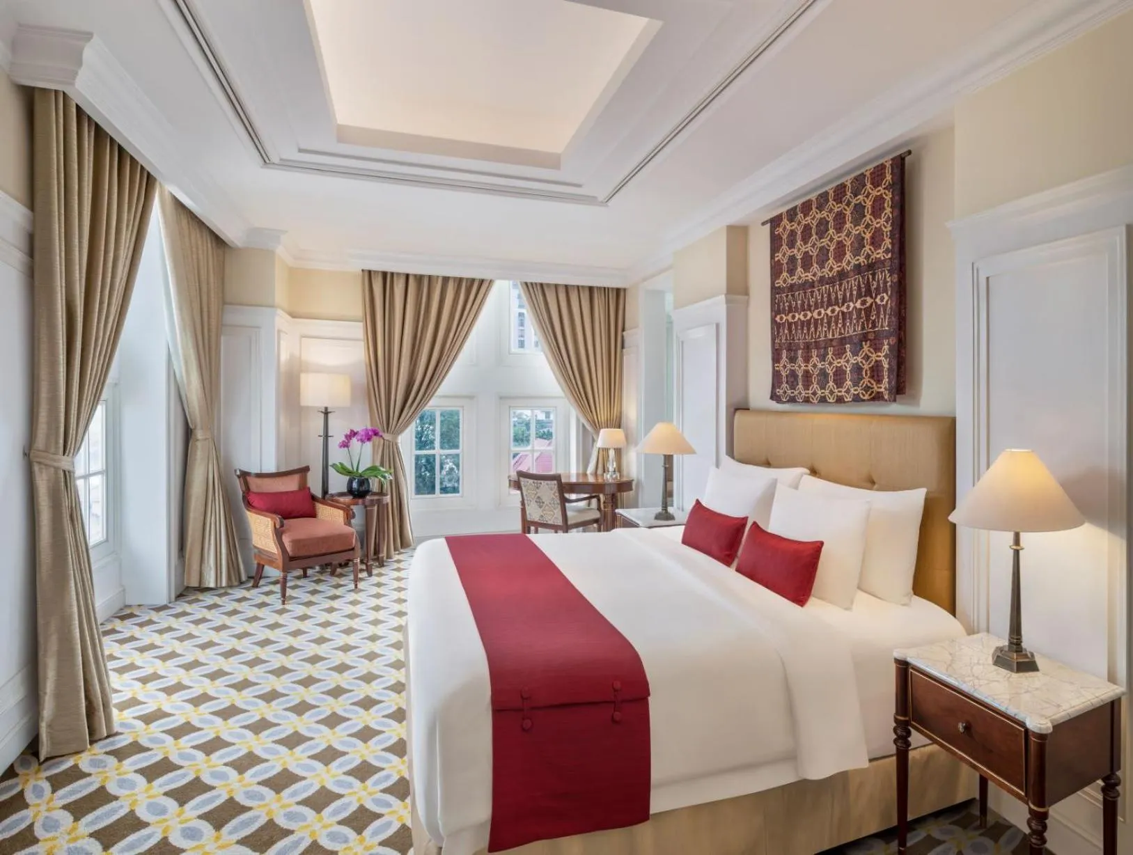 Bed in The Hermitage, A Tribute Portfolio Hotel, Jakarta