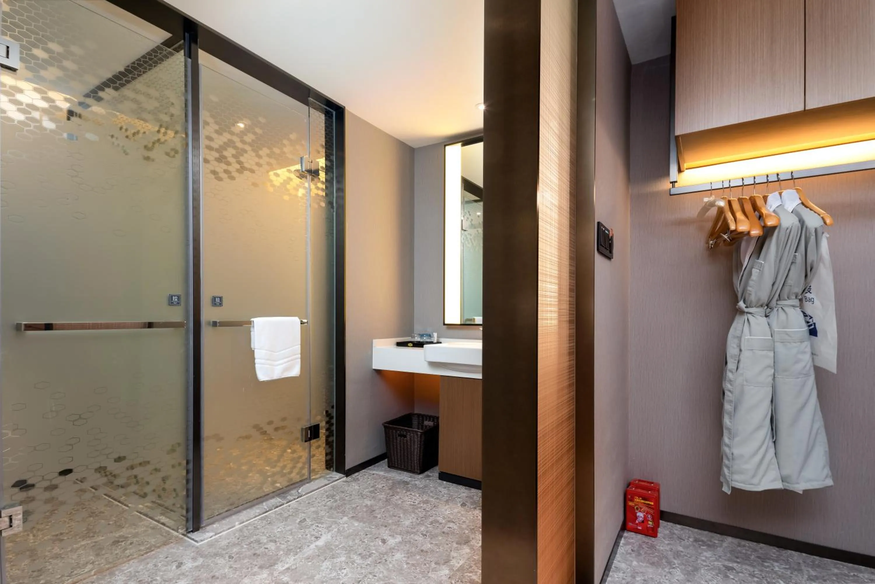 Toilet in Hampton by Hilton Hangzhou West Lake