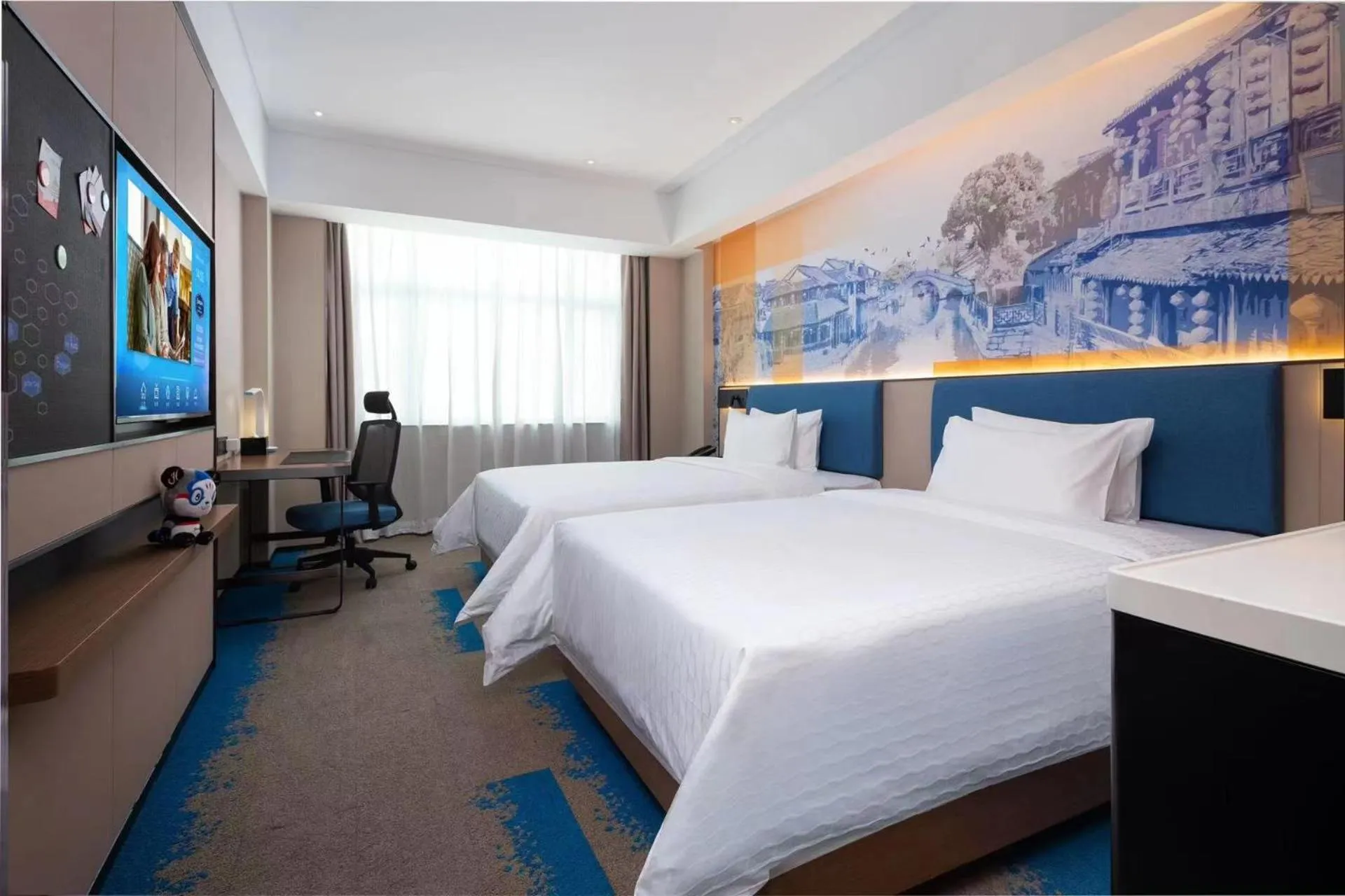 Photo of the whole room, Bed in Hampton by Hilton Hangzhou West Lake