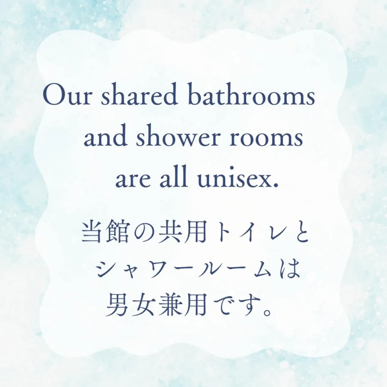 Shower in Gion Ryokan Q-beh