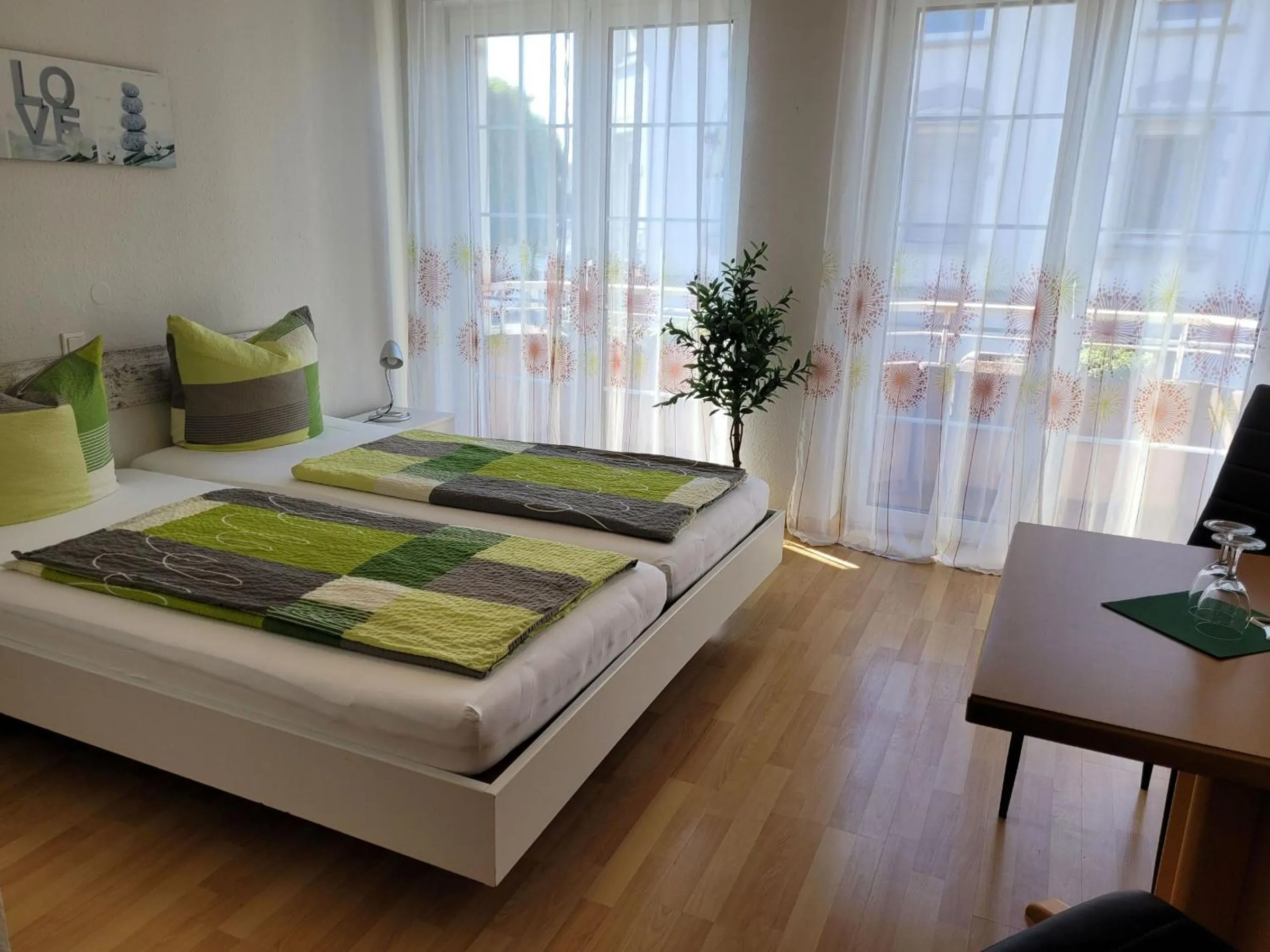 Bed in Hotel Scheffelhof