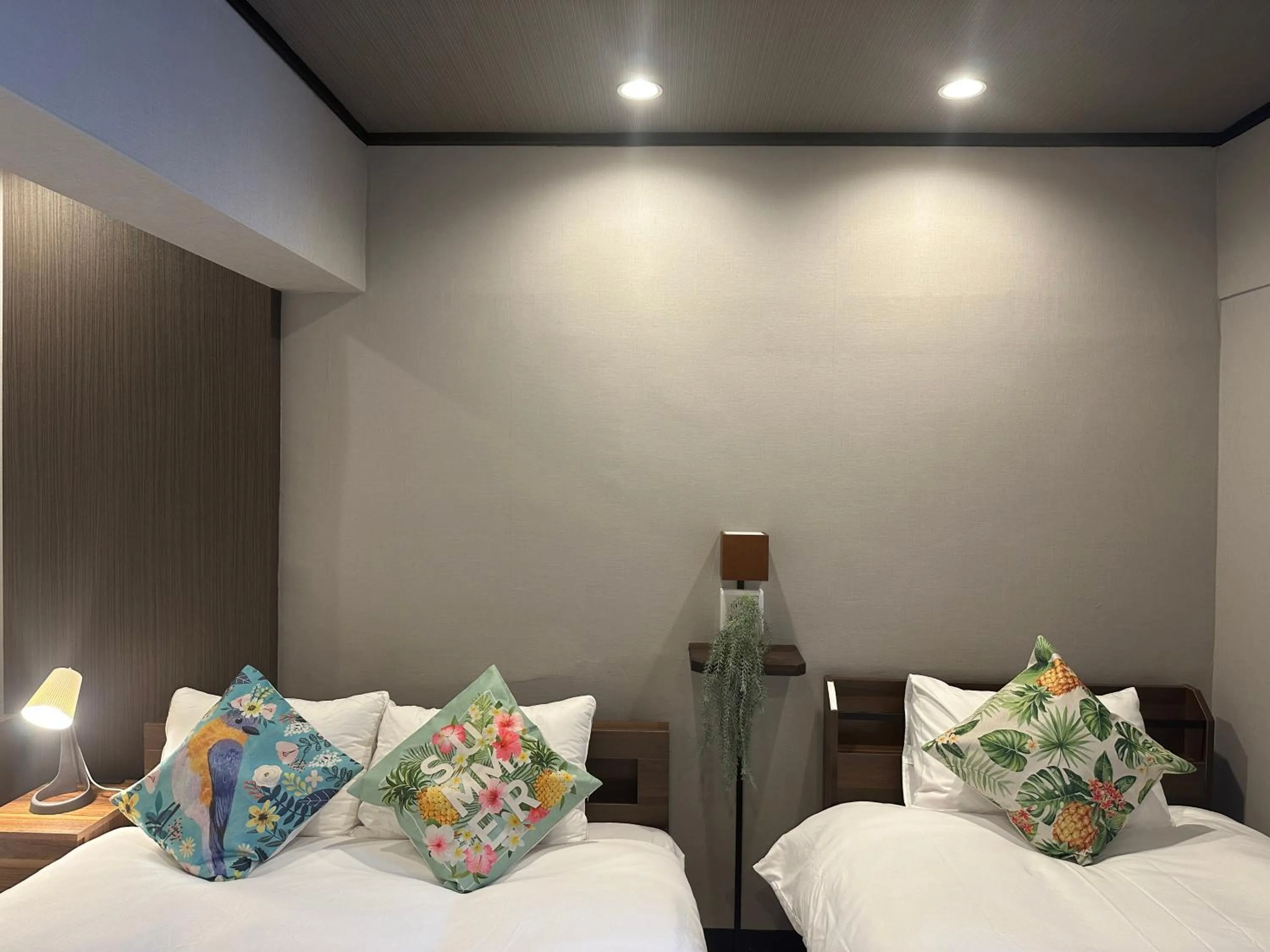 Bed in nestay apartment tokyo otsuka