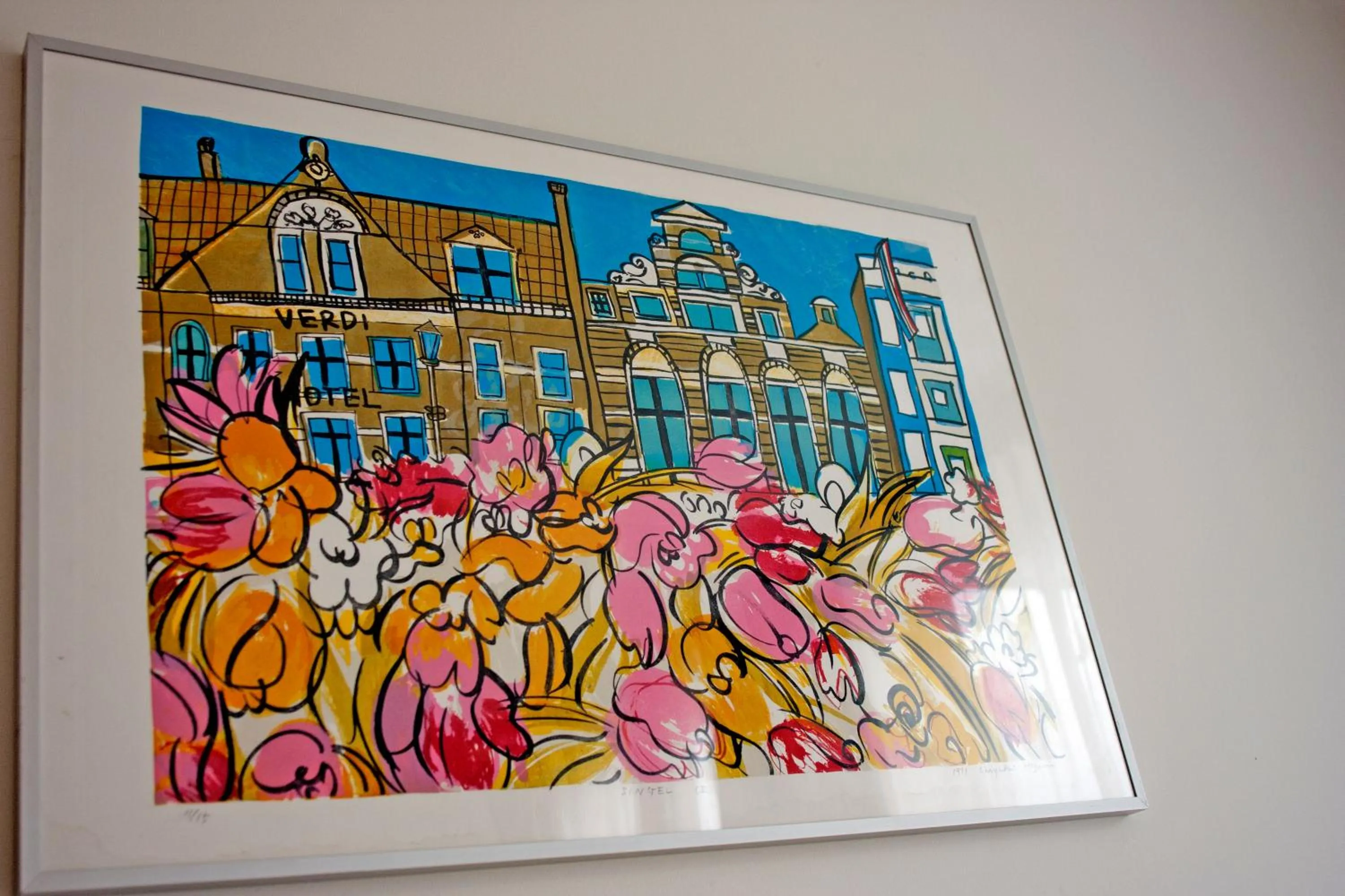 Decorative detail in Hotel Verdi