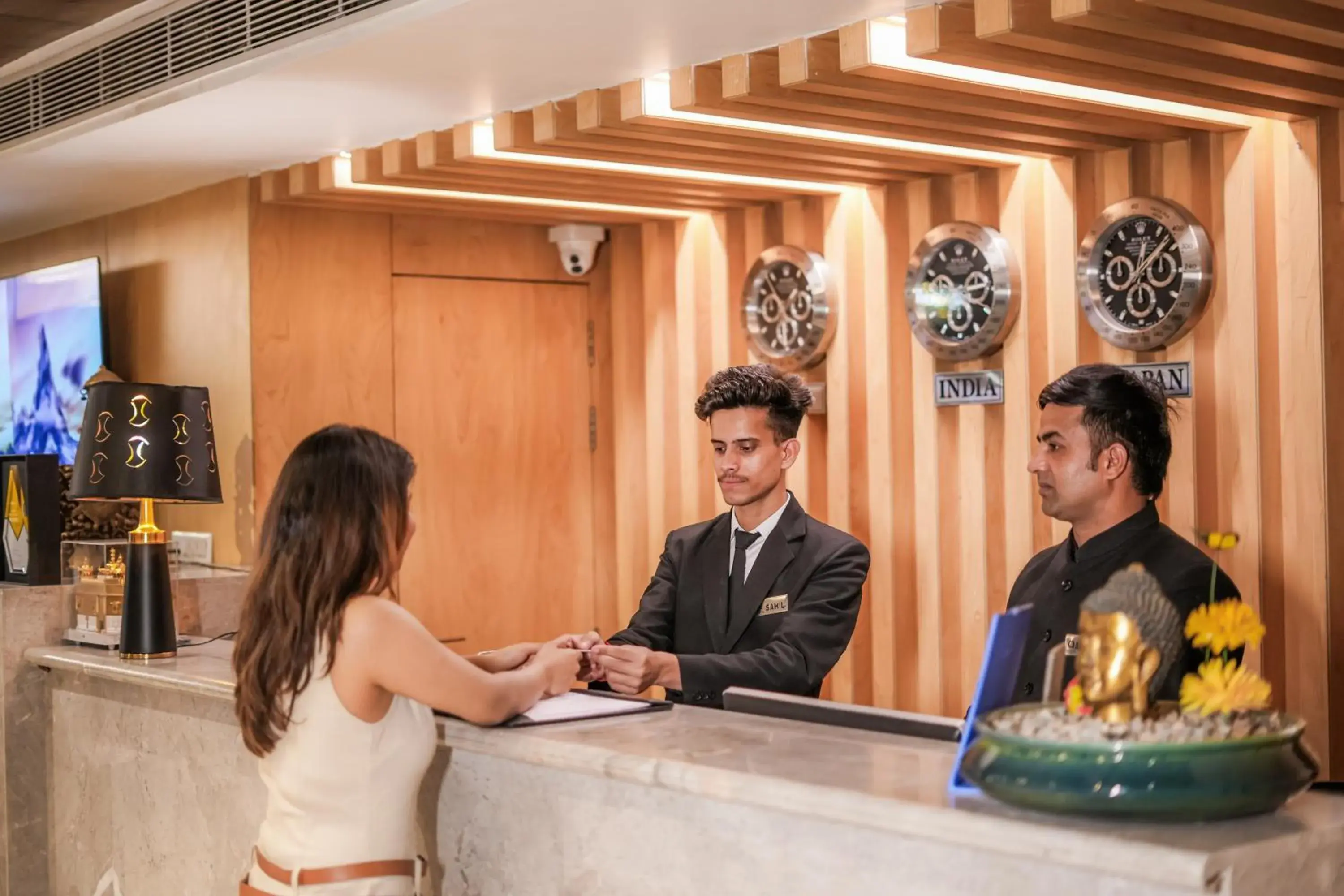 Lobby or reception in Quality Inn Elite Levelup Boutique Lobby or reception in Quality Inn Elite Levelup Boutique