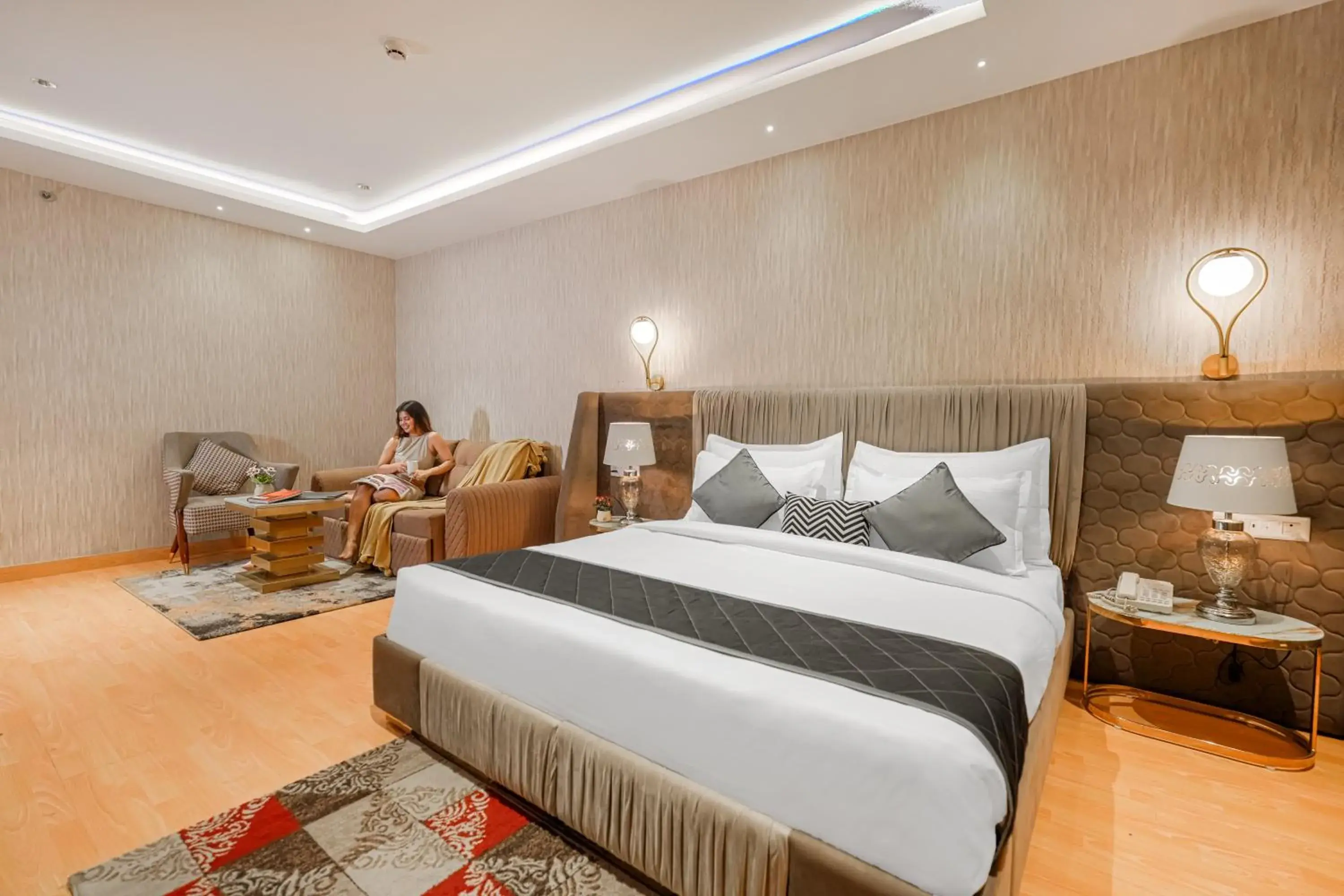 View (from property/room), Bed in Quality Inn Elite Levelup Boutique View (from property/room), Bed in Quality Inn Elite Levelup Boutique