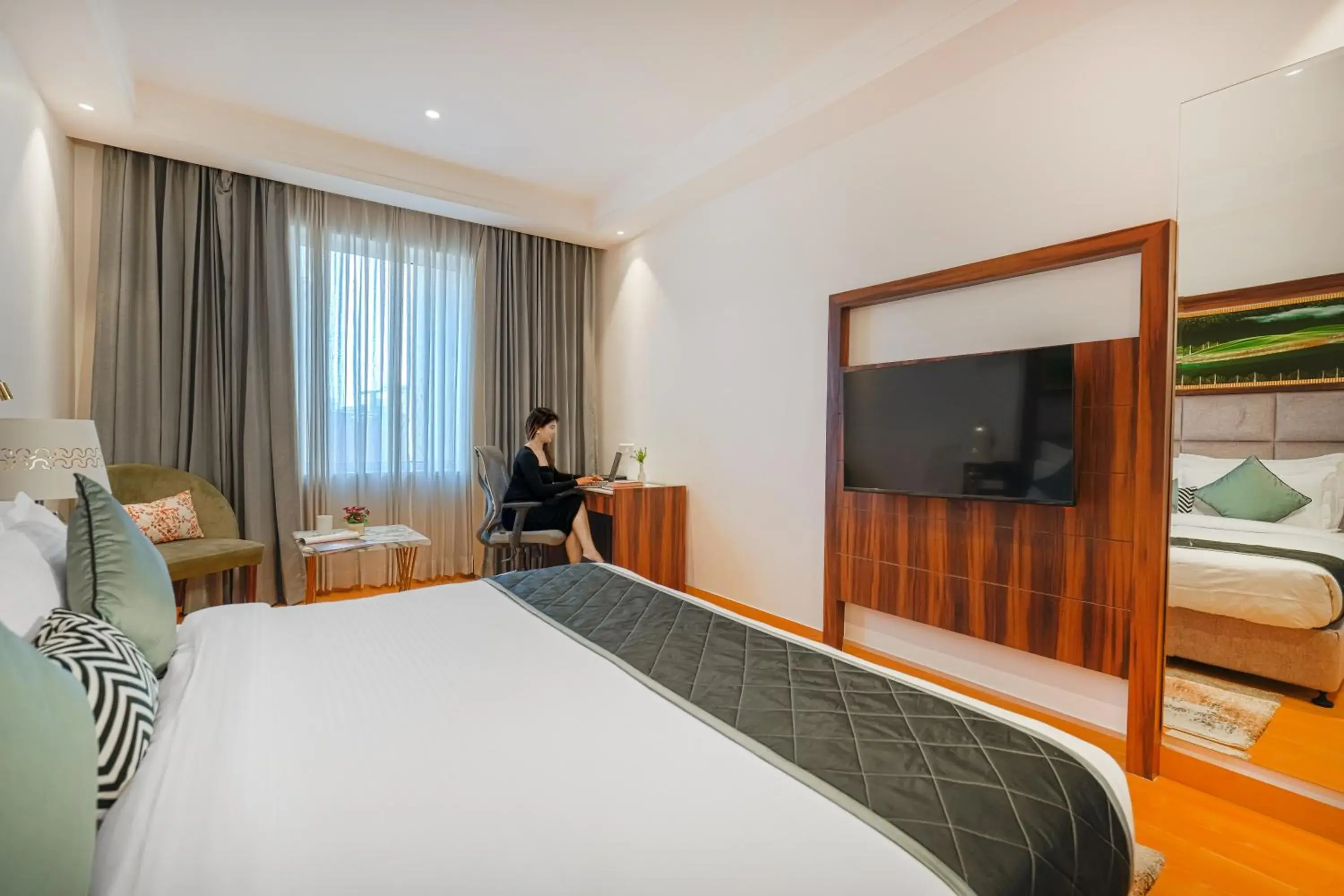 View (from property/room), Bed in Quality Inn Elite Levelup Boutique View (from property/room), Bed in Quality Inn Elite Levelup Boutique