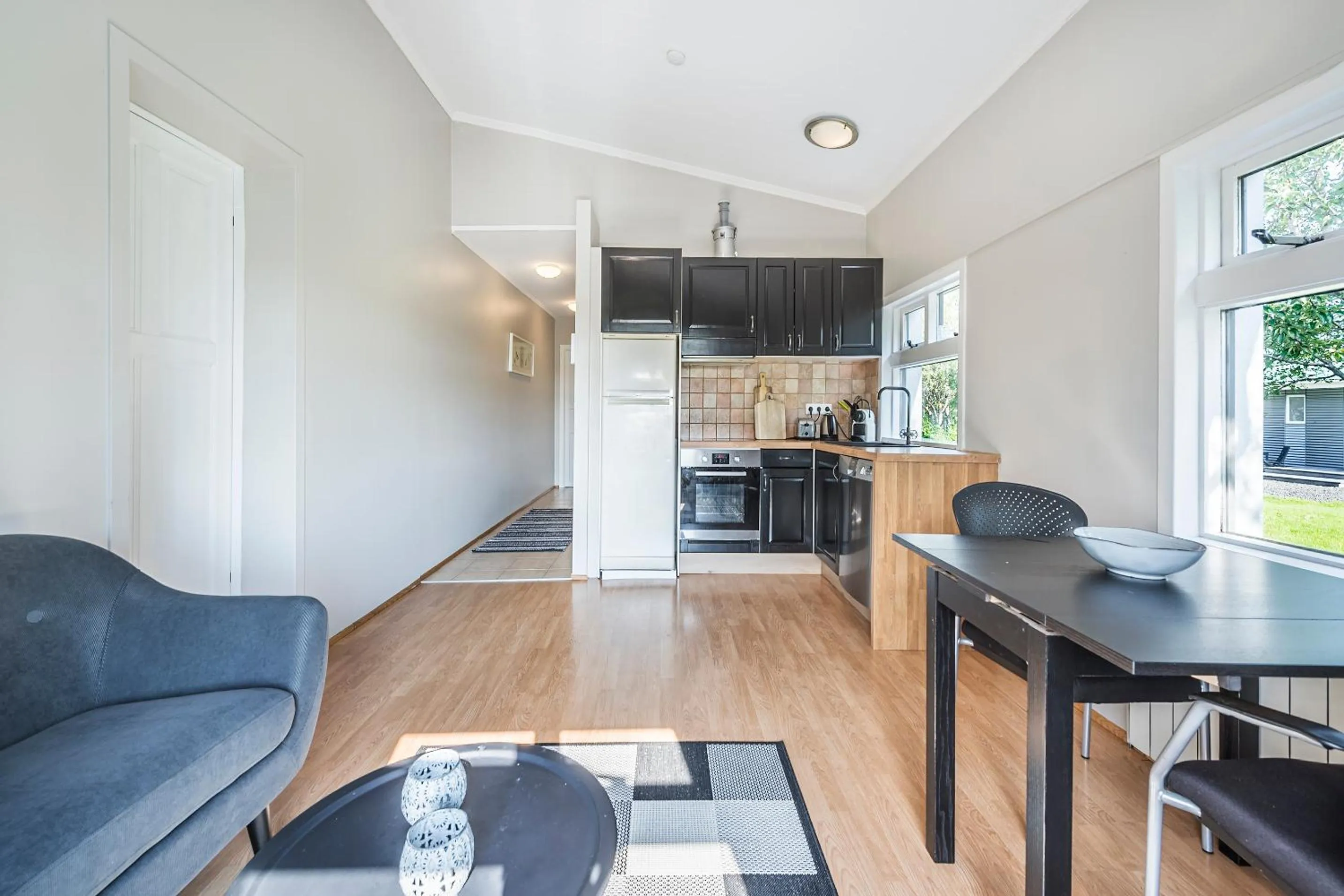 Kitchen or kitchenette in Elding Apartments