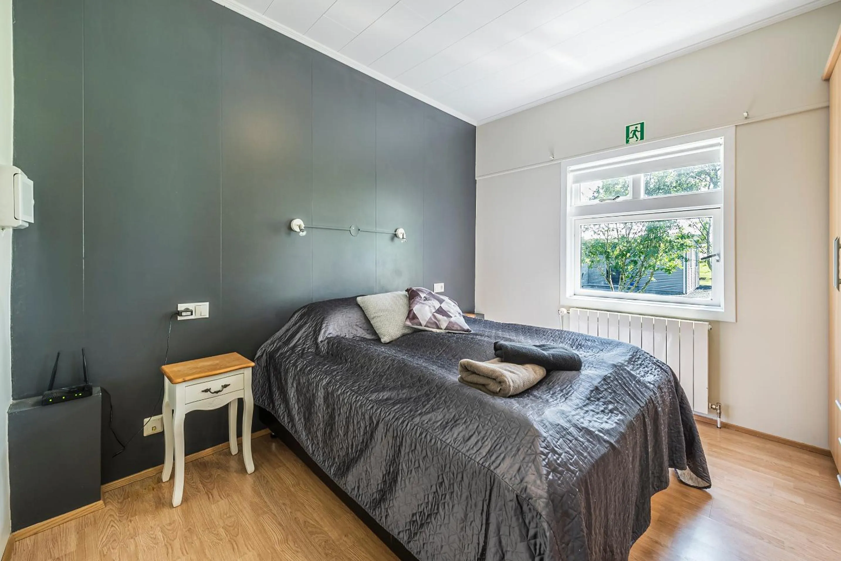 Bedroom, Bed in Elding Apartments