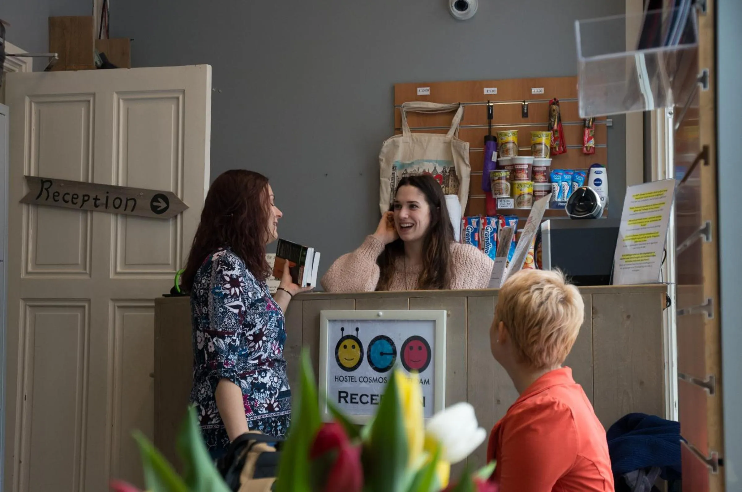 Staff in Hostel Cosmos Amsterdam