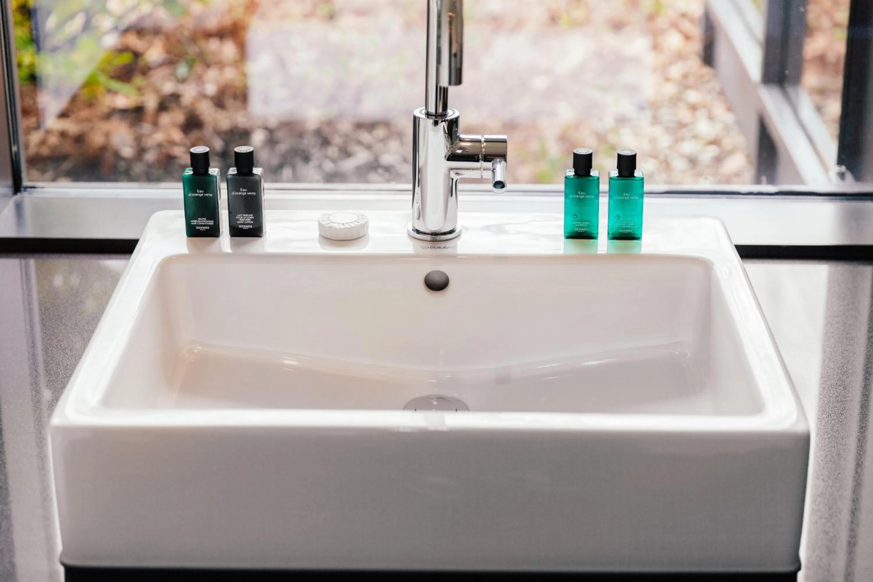 Bathroom in Relais & Châteaux Hotel Burg Schwarzenstein