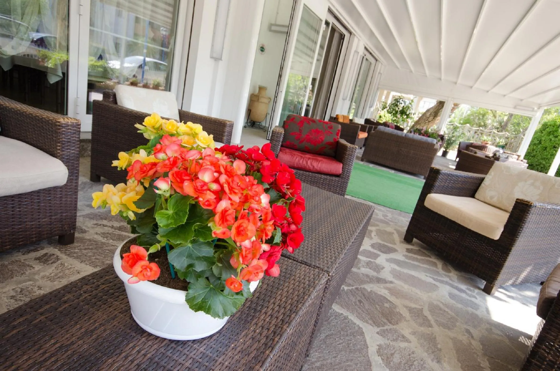 Garden in Hotel Vallechiara