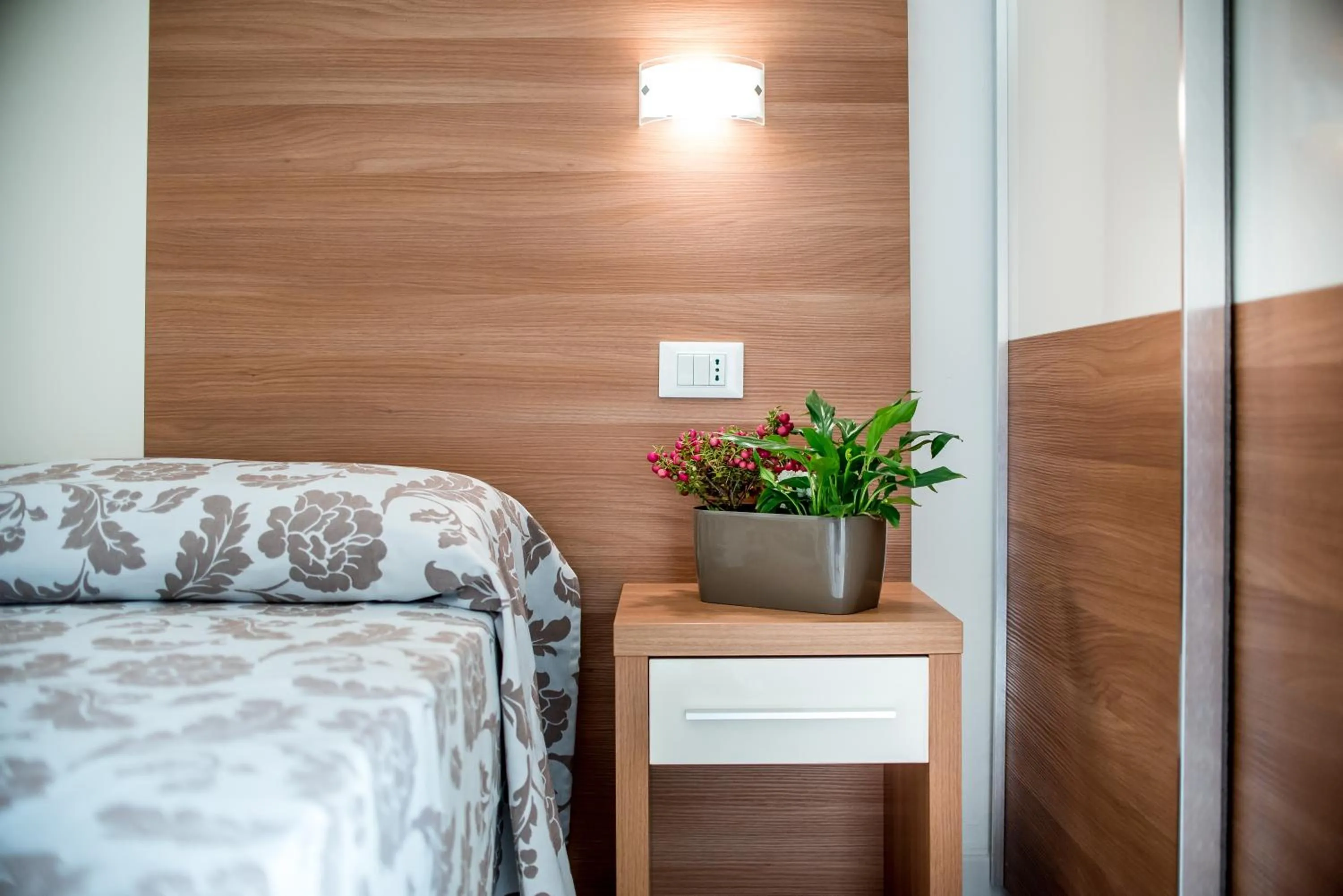 Bed, Seating Area in Hotel Vallechiara