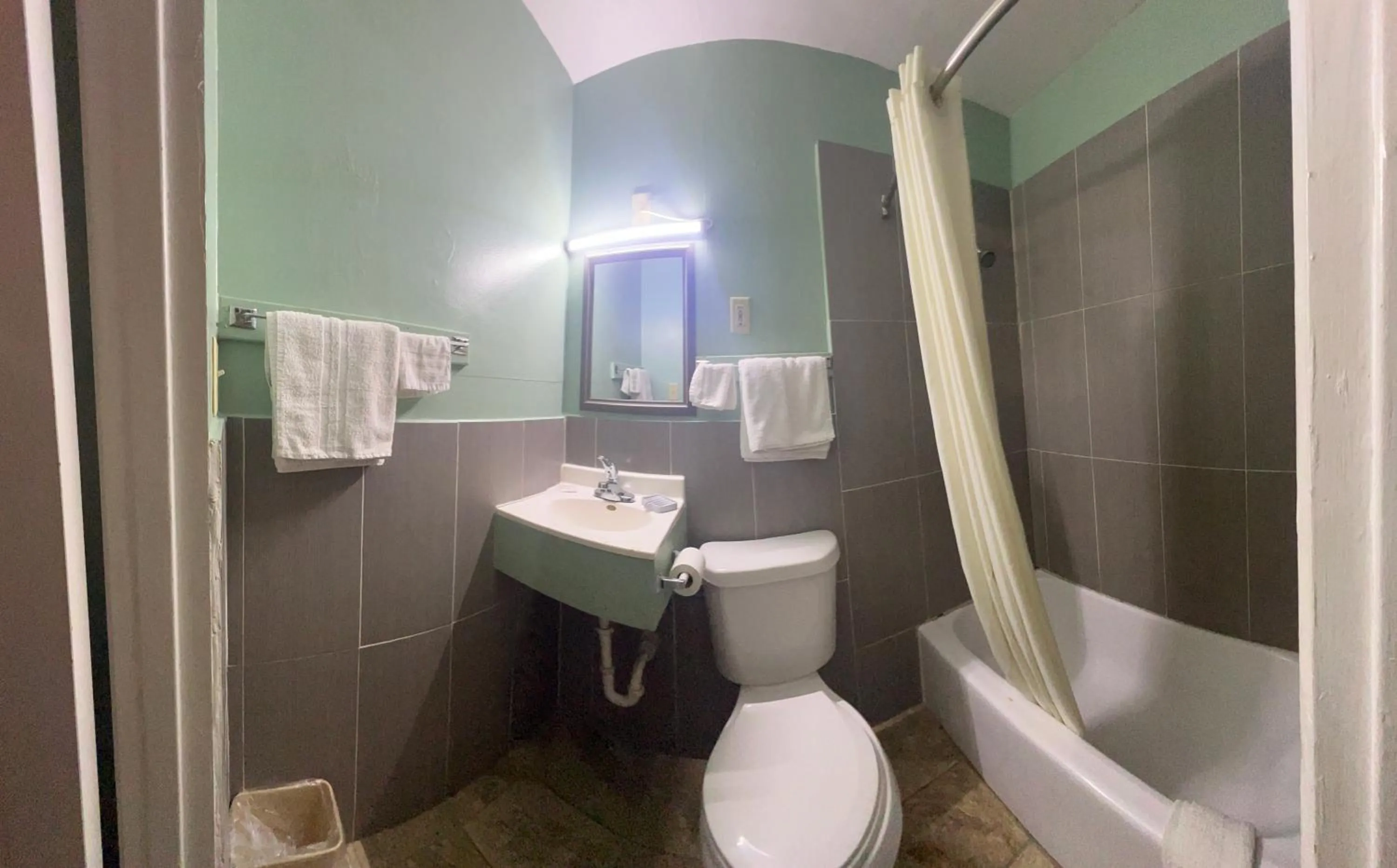 Toilet in Town & Country Motel