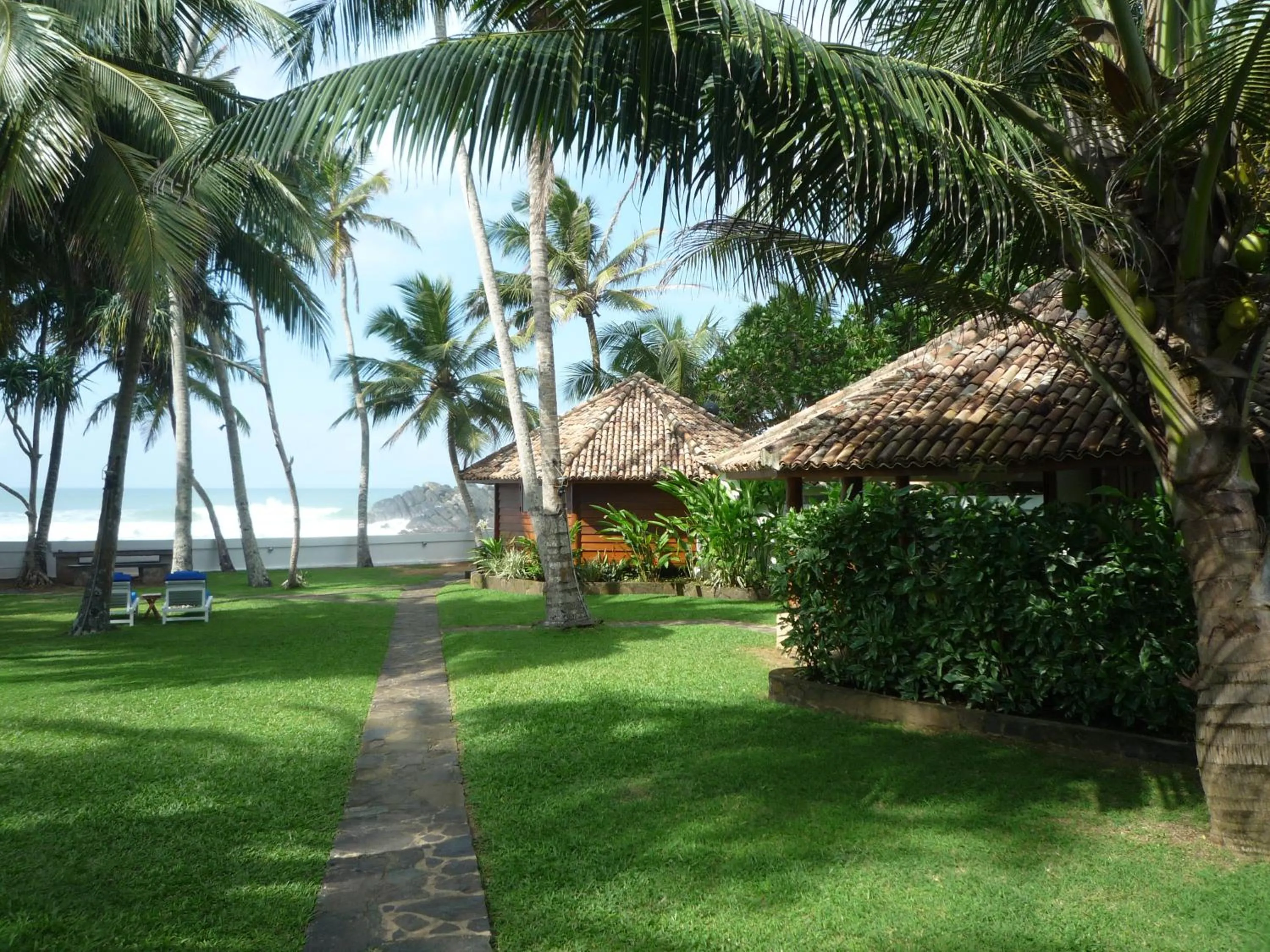 Garden in Rockside Cabanas Hotel