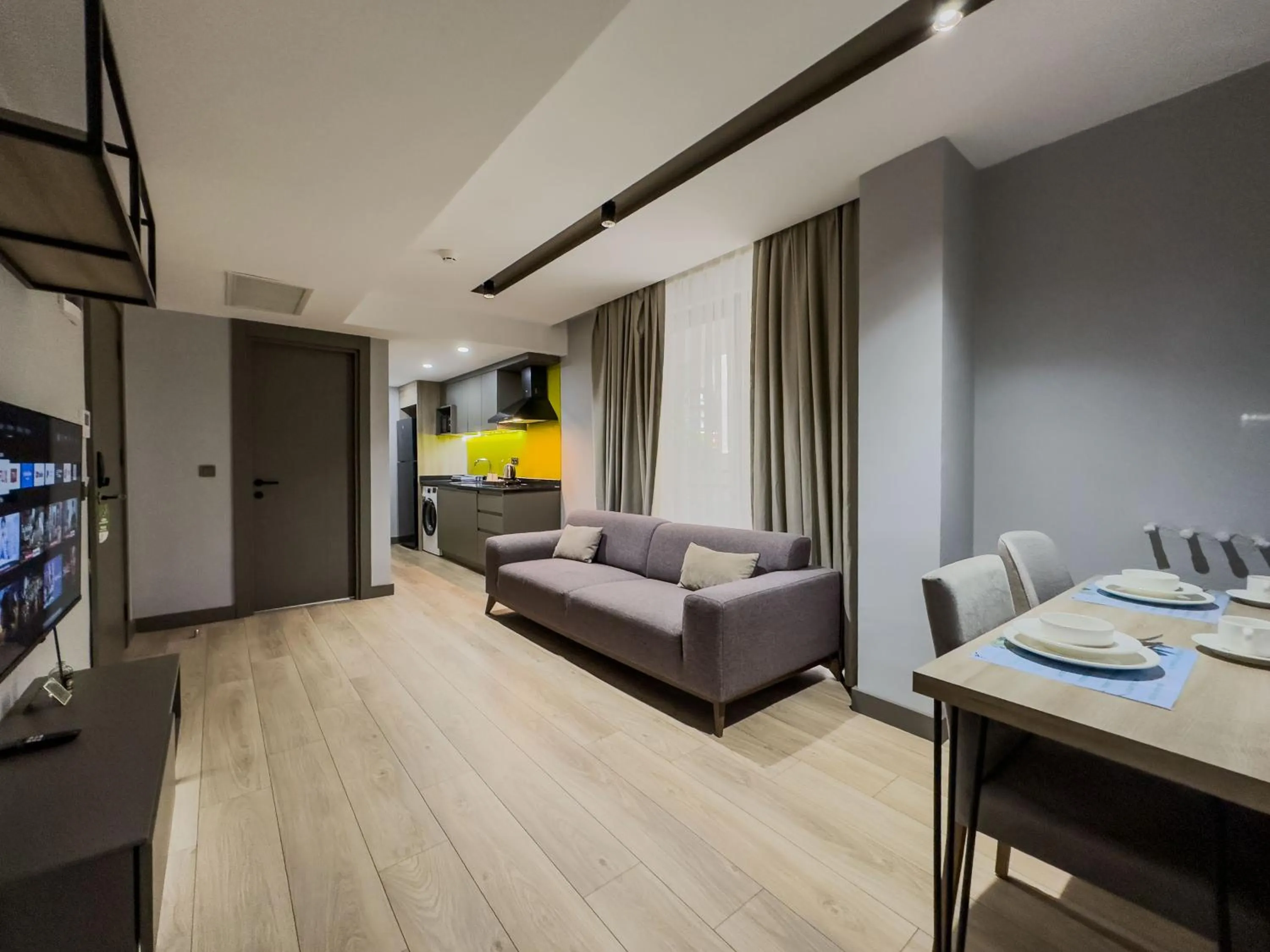 Living room in Leaf River Suites