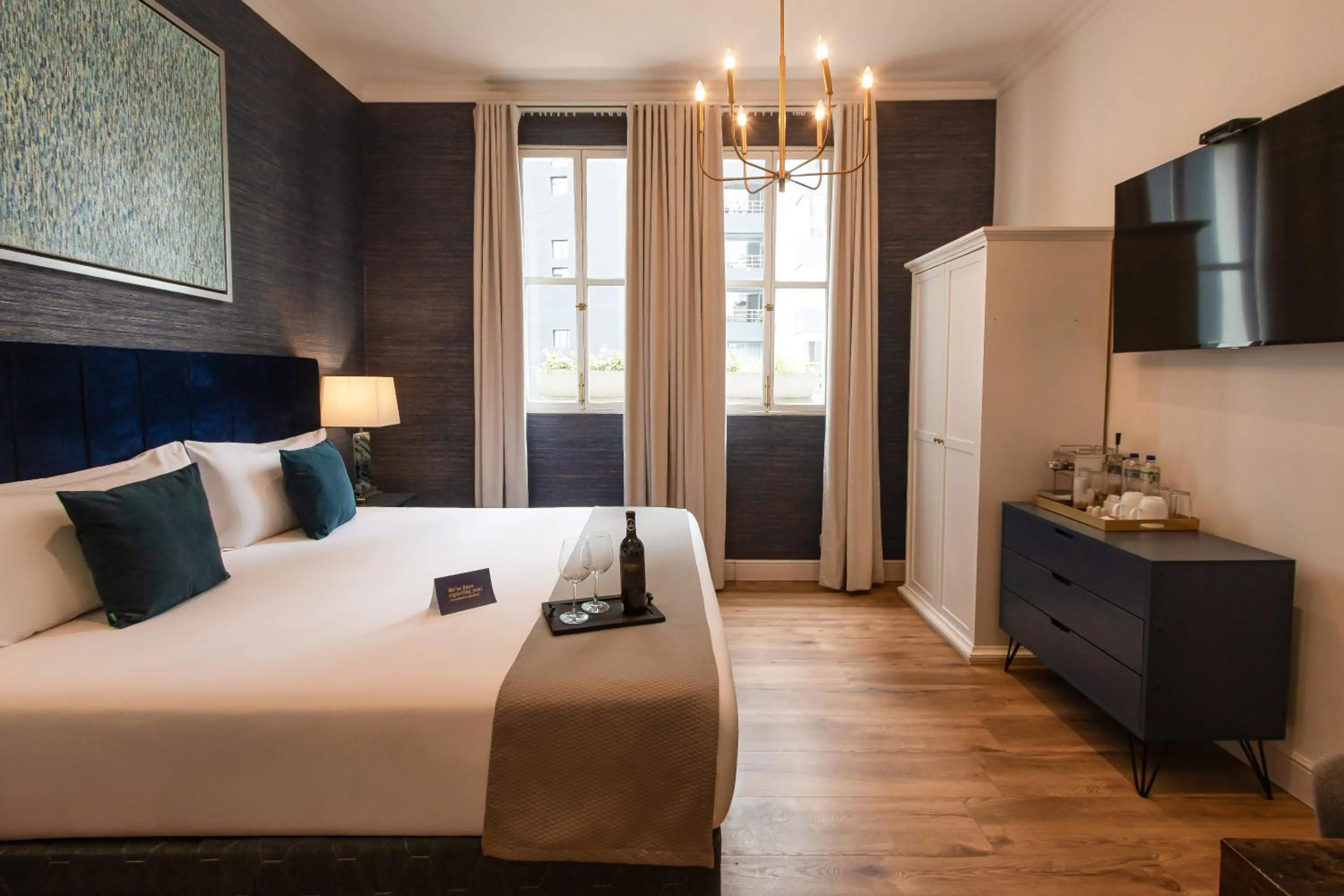 Bedroom, Bed in Blu Hotel Boutique