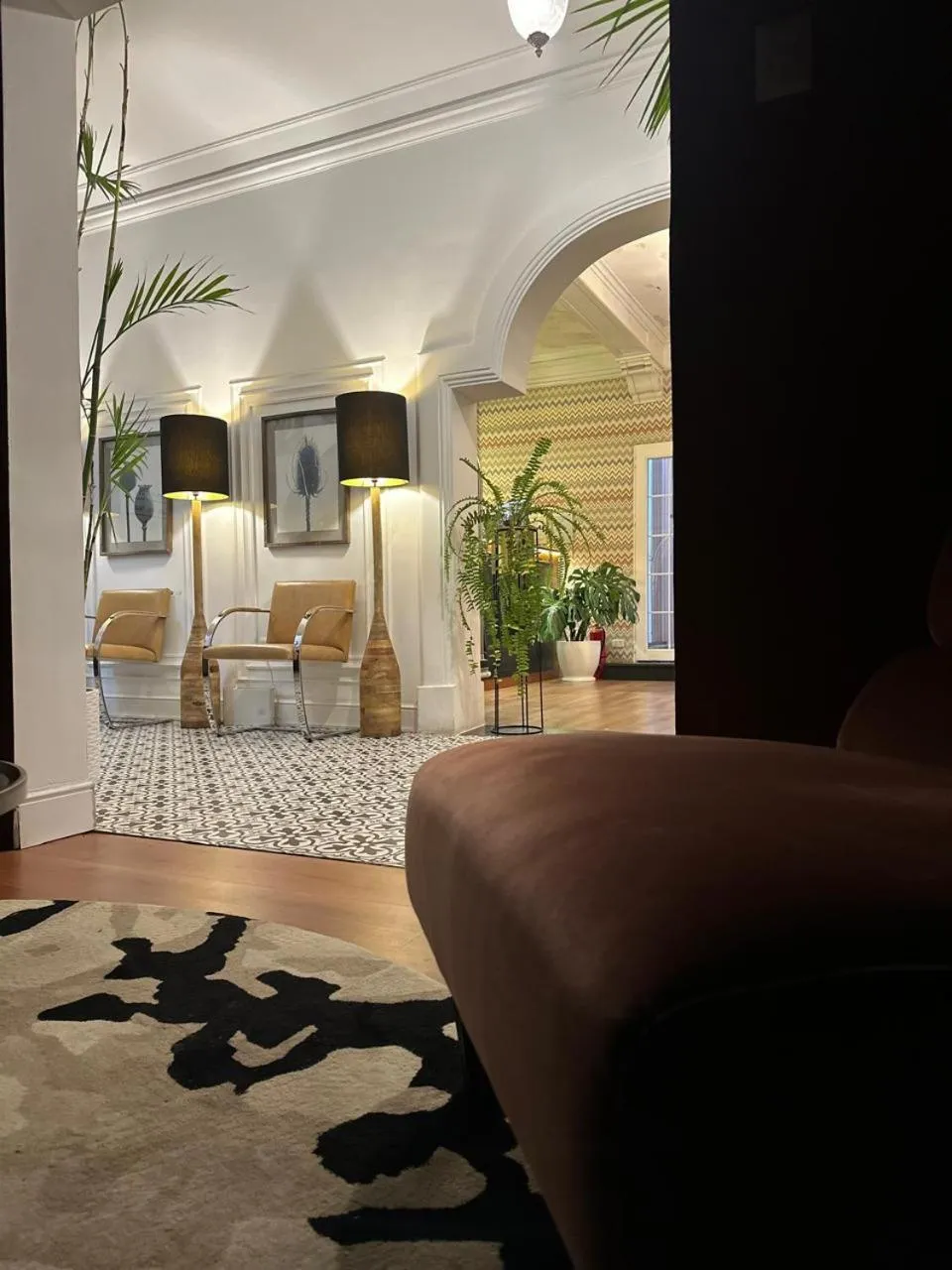 Living room in Blu Hotel Boutique