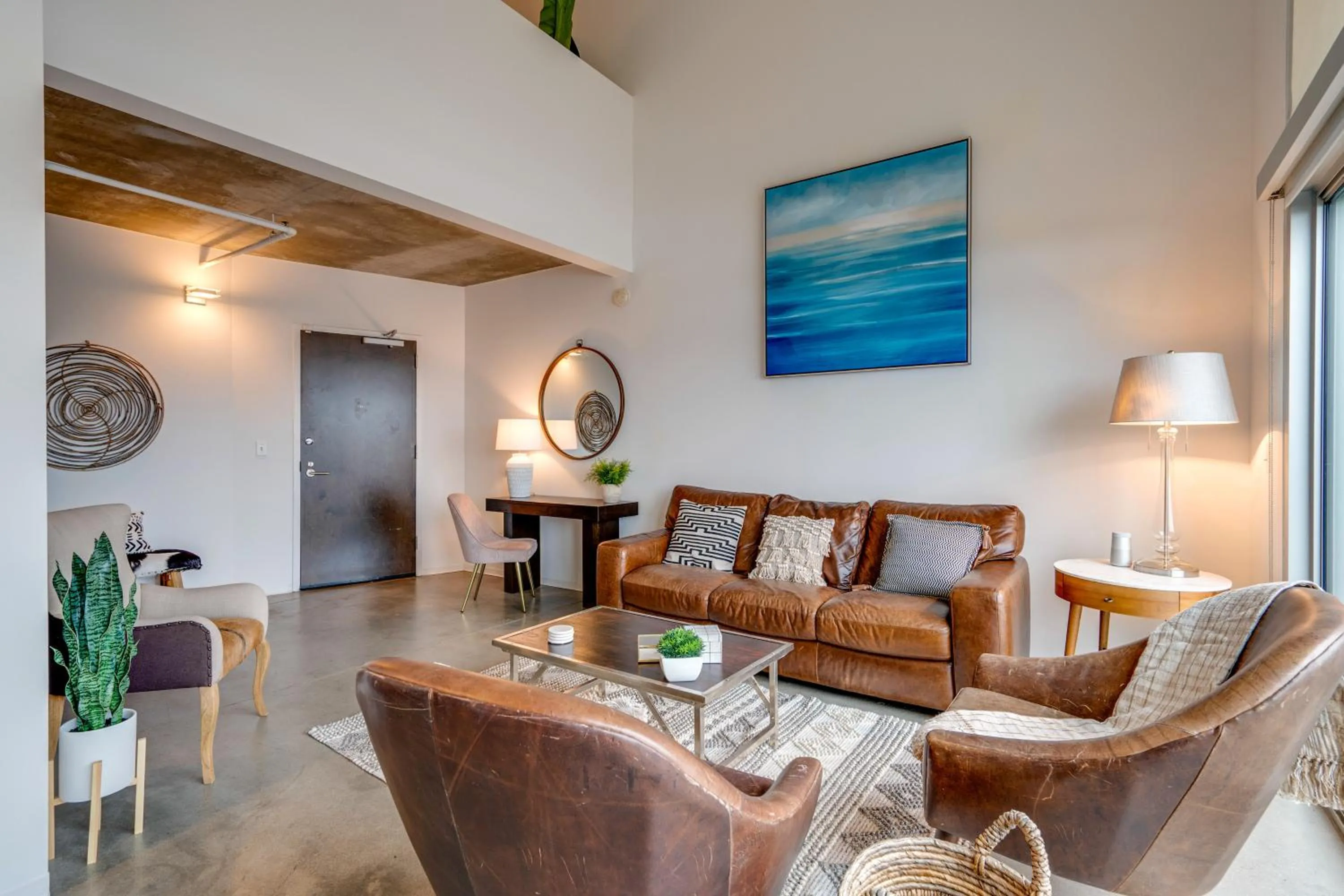 Living room in Two story 2Bd 2Ba A Work Live Condo