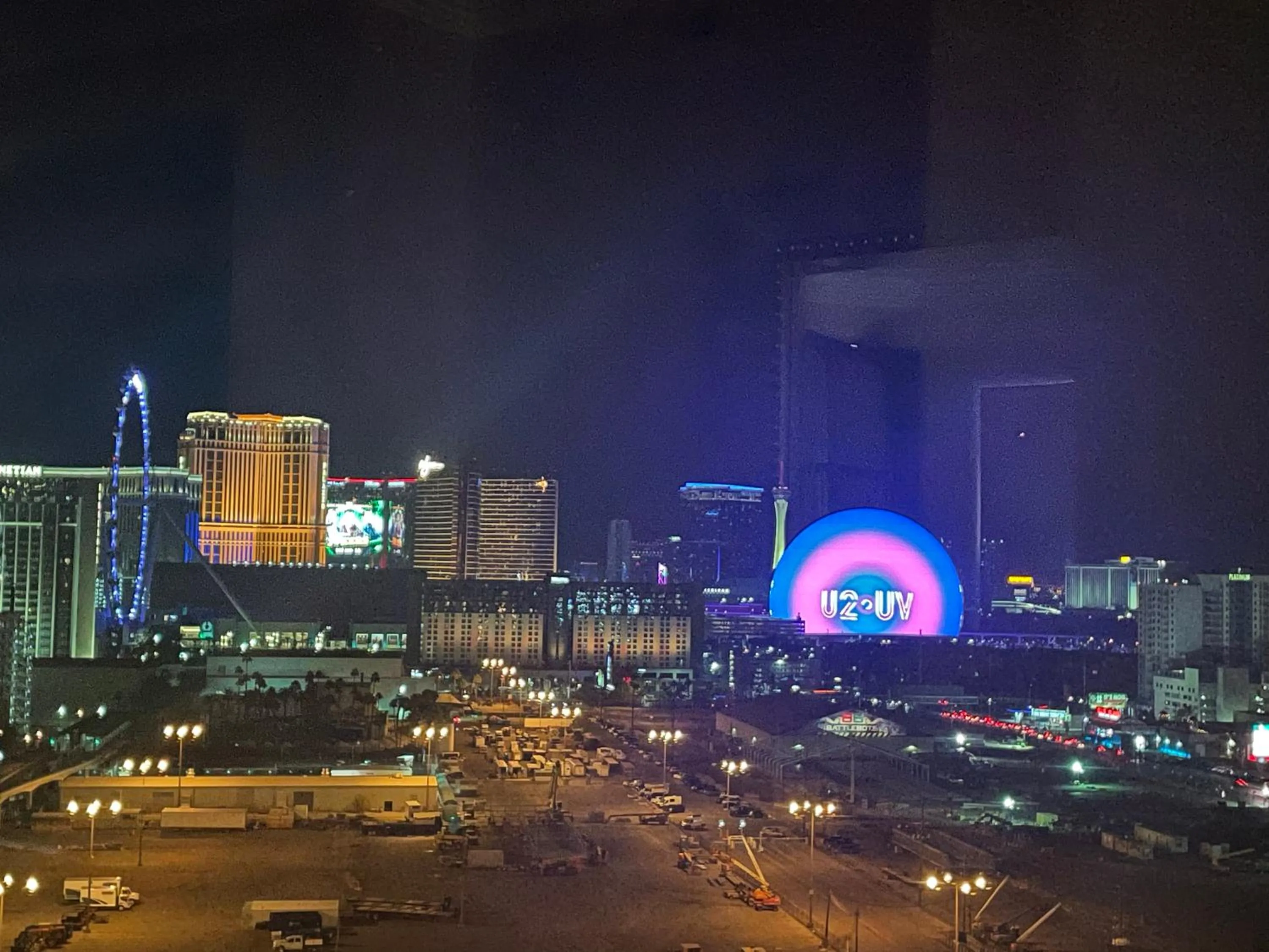 Signature MGM Suite with Strip and Sphere View