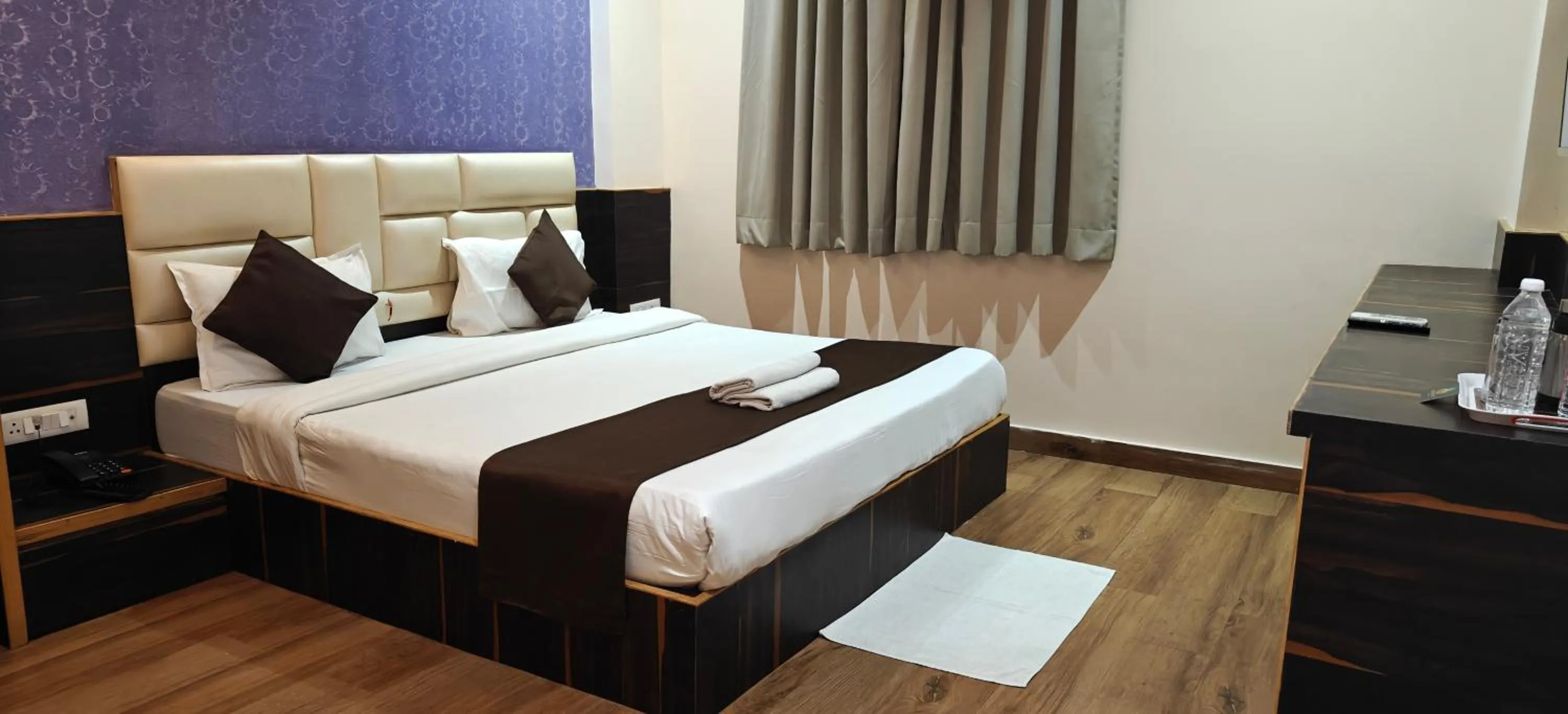 Bed in Hotel Karma Inn Near Akshay Patra Jagatpura