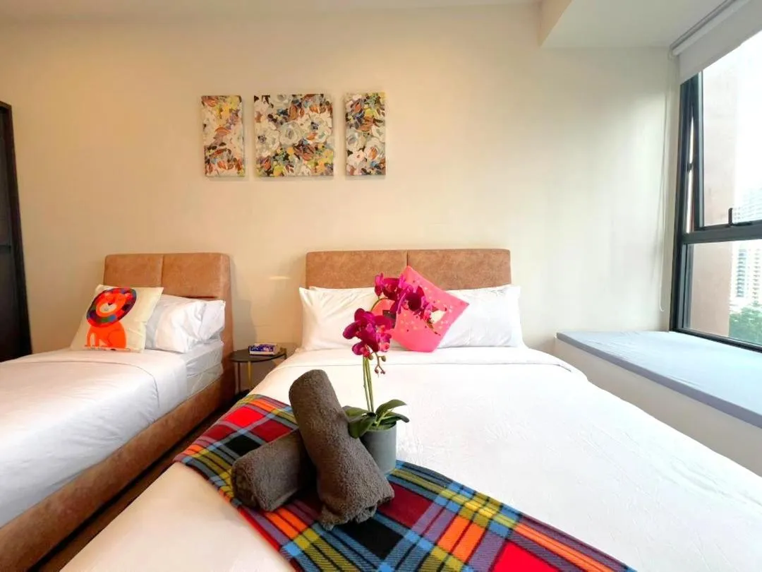 Bed in Ceylonz Suite, Bukit Bintang by MK HOME