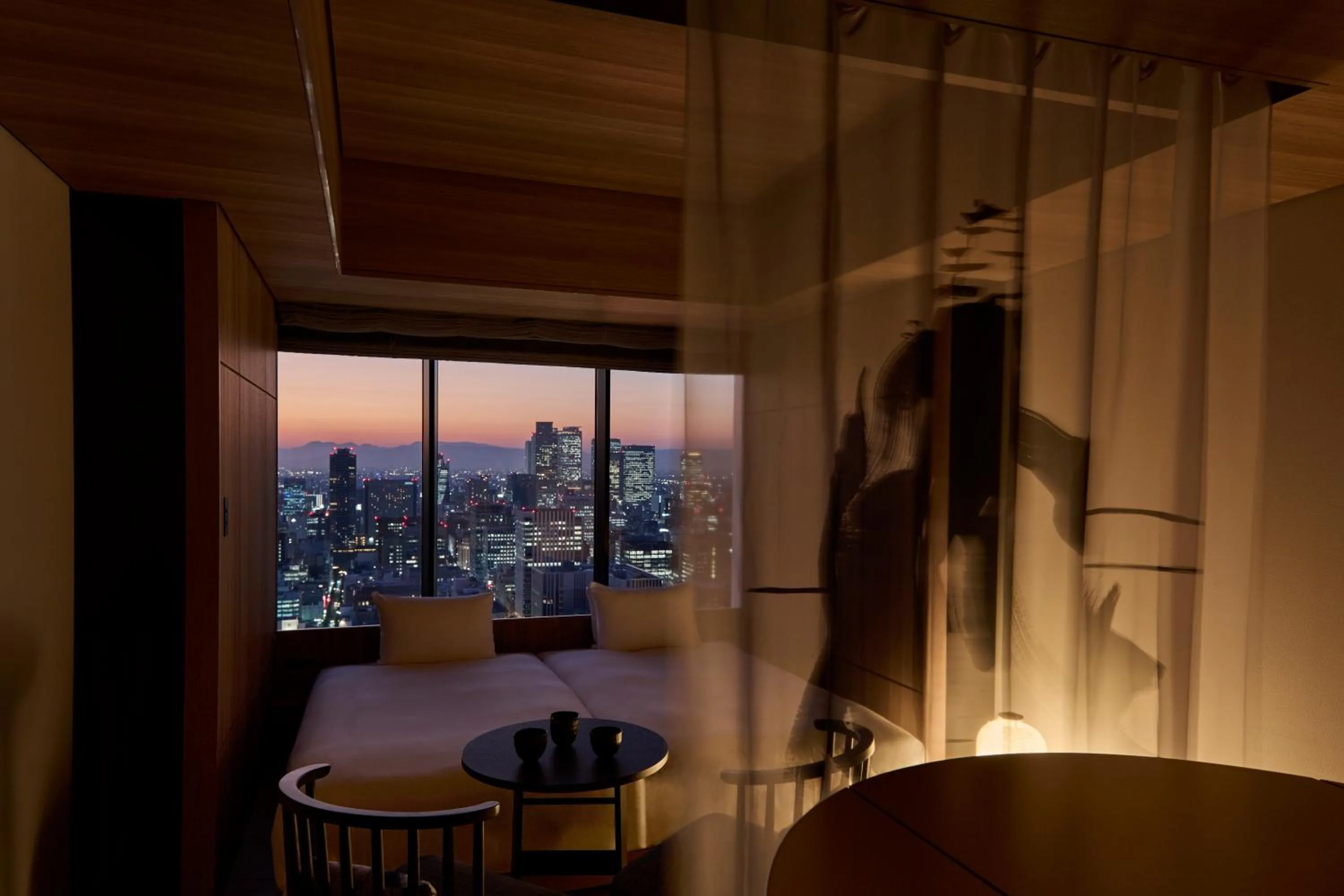 Bed in The Royal Park Hotel Iconic Nagoya