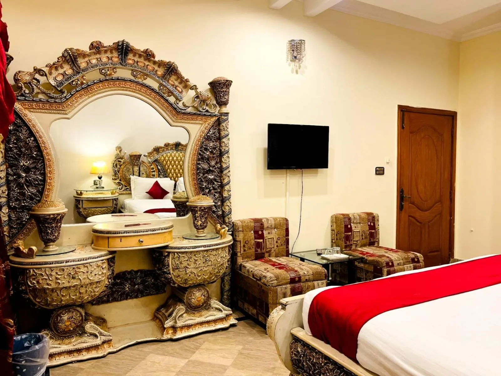 Bed in Infinity Hotel