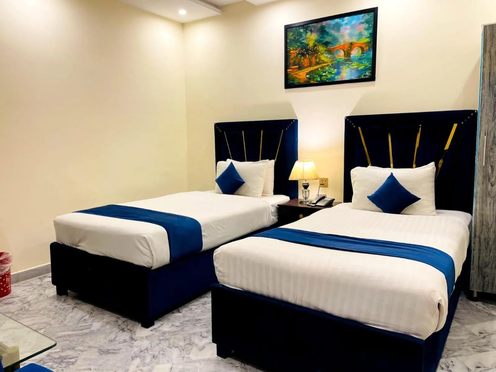 Bed in Infinity Hotel