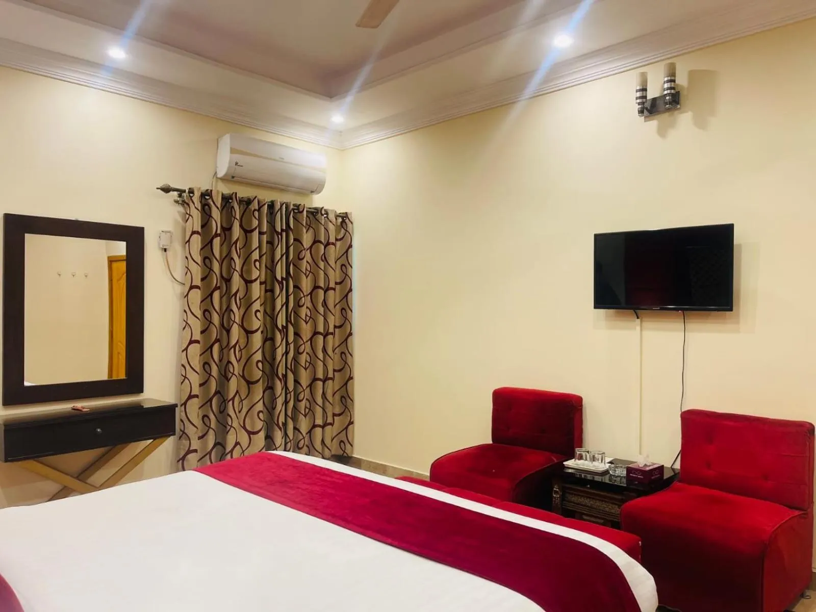 Bed in Infinity Hotel