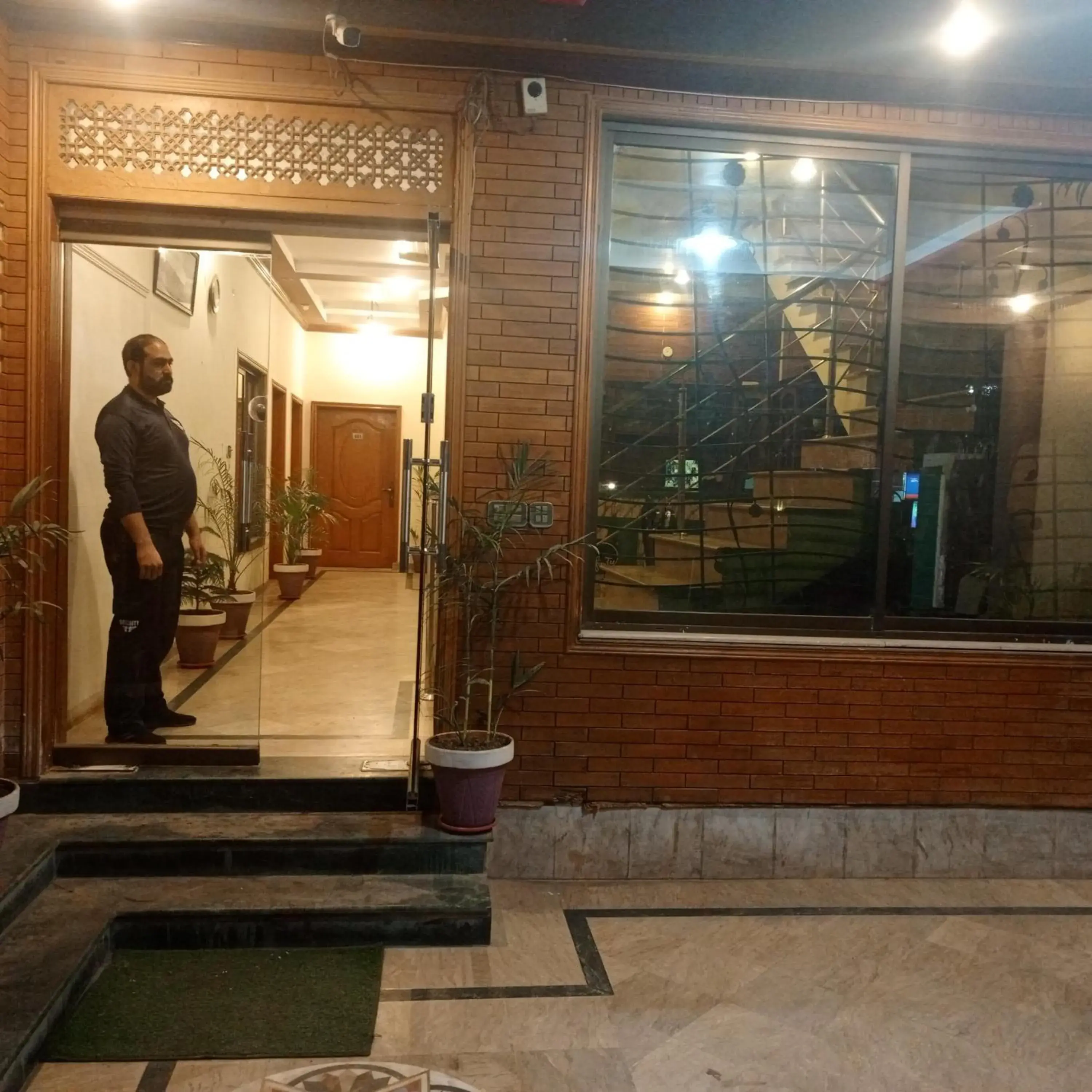 Facade/entrance in Infinity Hotel Facade/entrance in Infinity Hotel