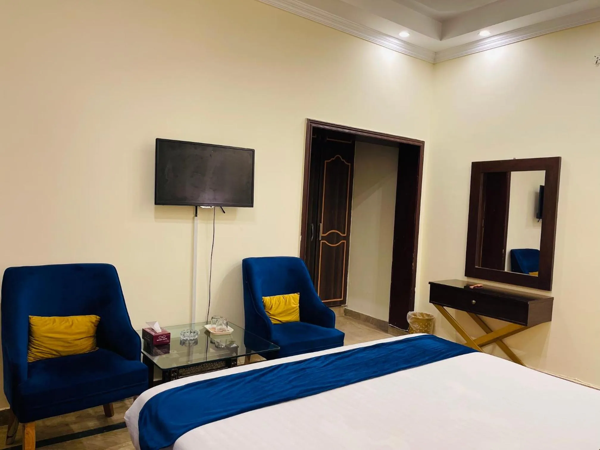 Bed in Infinity Hotel