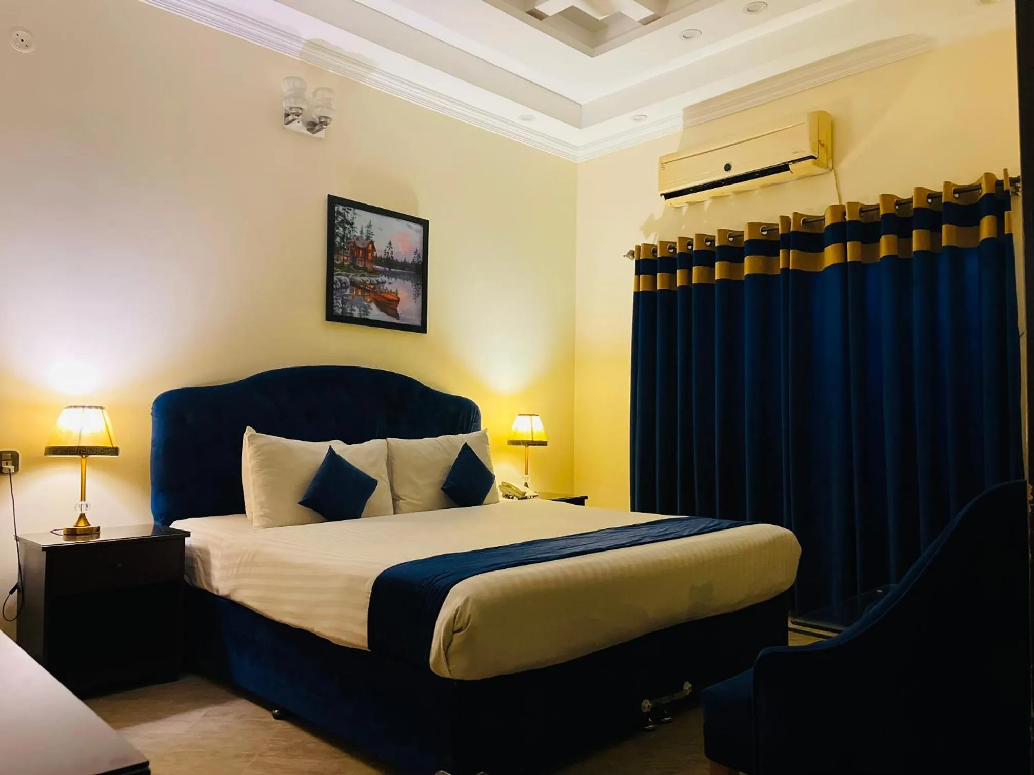 Bed in Infinity Hotel