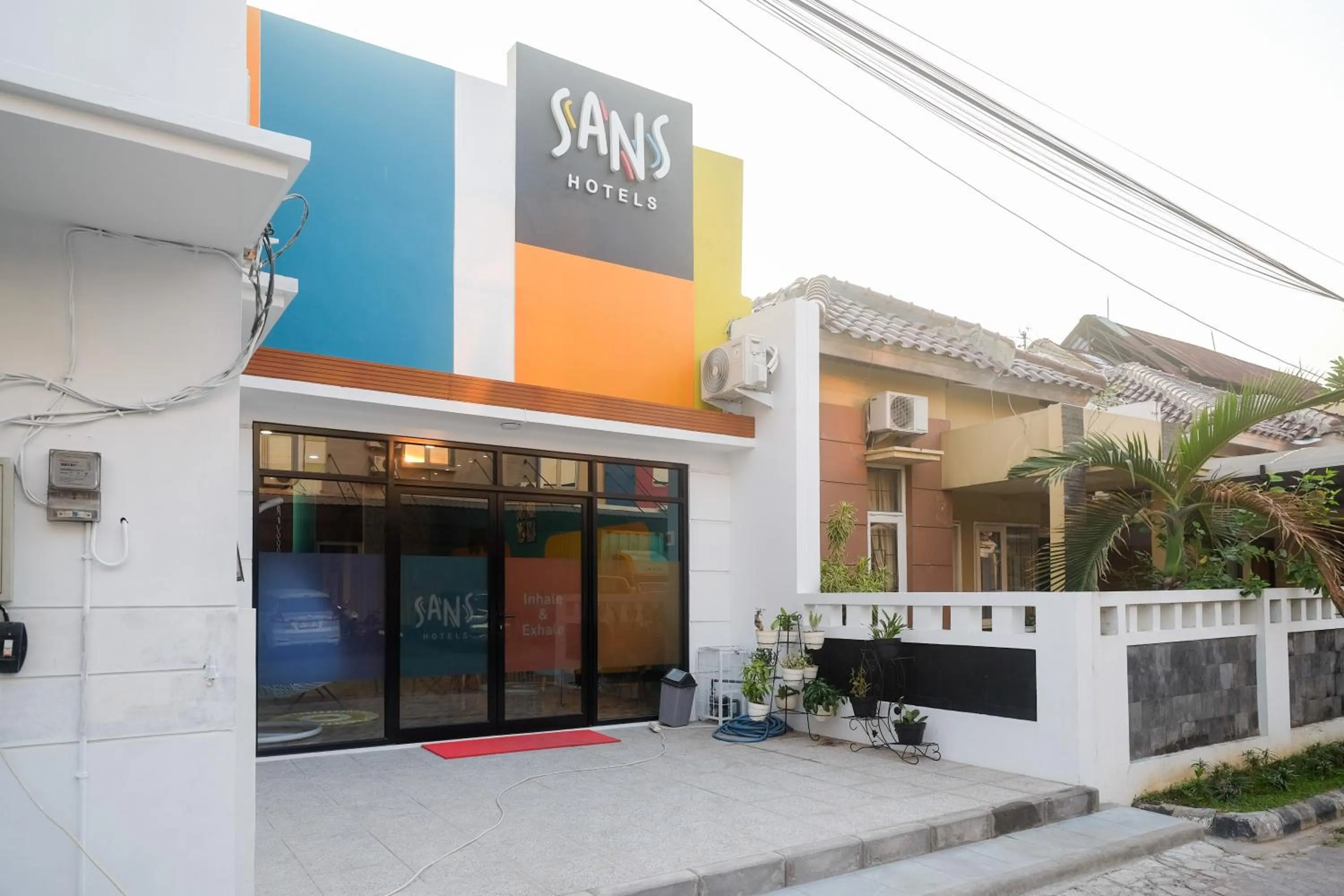 Property building in Sans Hotel City Park Medoho Semarang