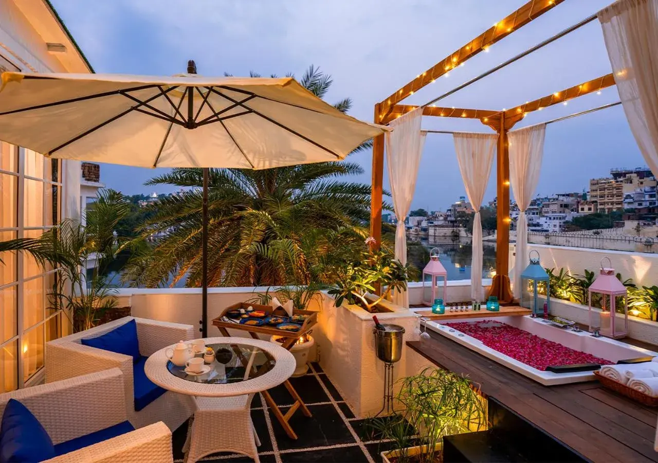 View (from property/room) in Moustache Udaipur Verandah View (from property/room) in Moustache Udaipur Verandah