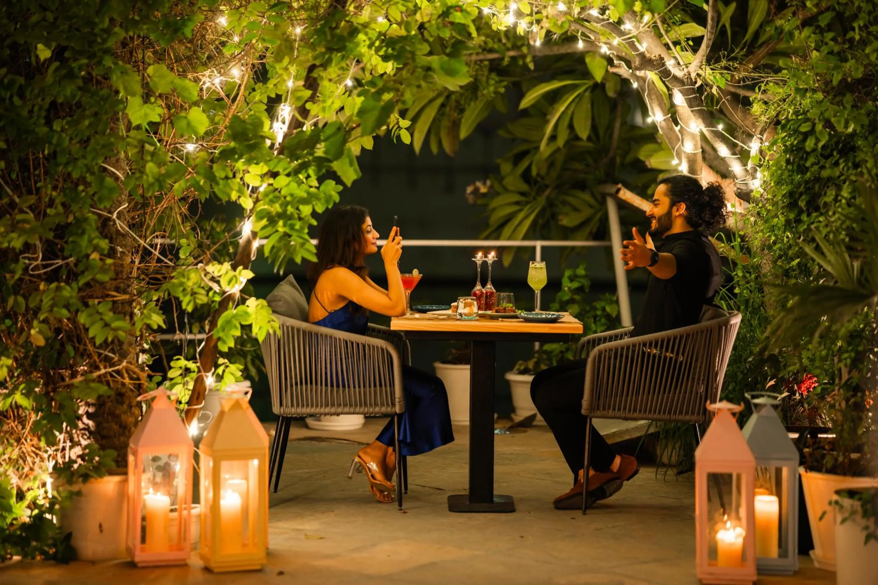 Garden view in Moustache Udaipur Verandah