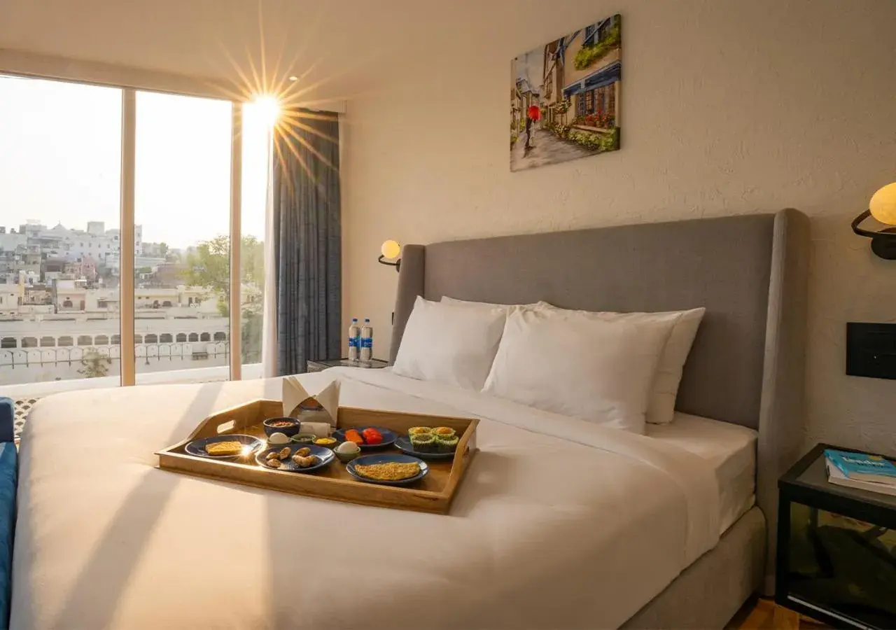 Bedroom, Bed in Moustache Udaipur Verandah Bedroom, Bed in Moustache Udaipur Verandah