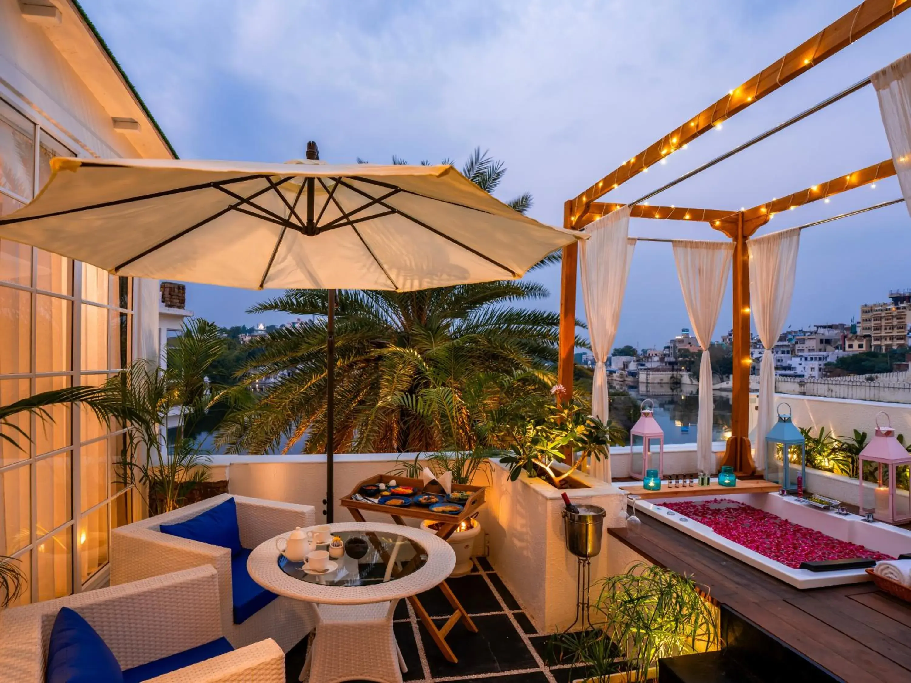 View (from property/room) in Moustache Udaipur Verandah View (from property/room) in Moustache Udaipur Verandah