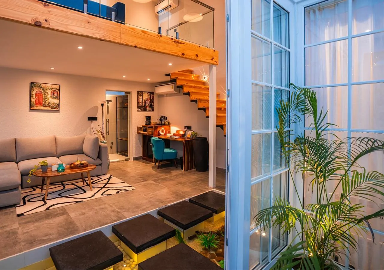 Living room in Moustache Udaipur Verandah