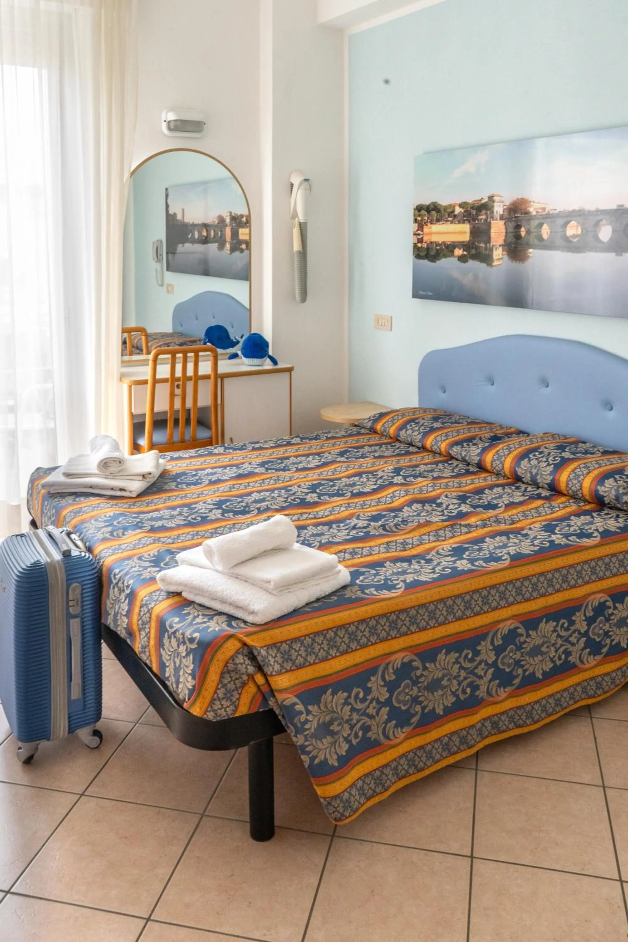 Bed in Hotel Tiglio