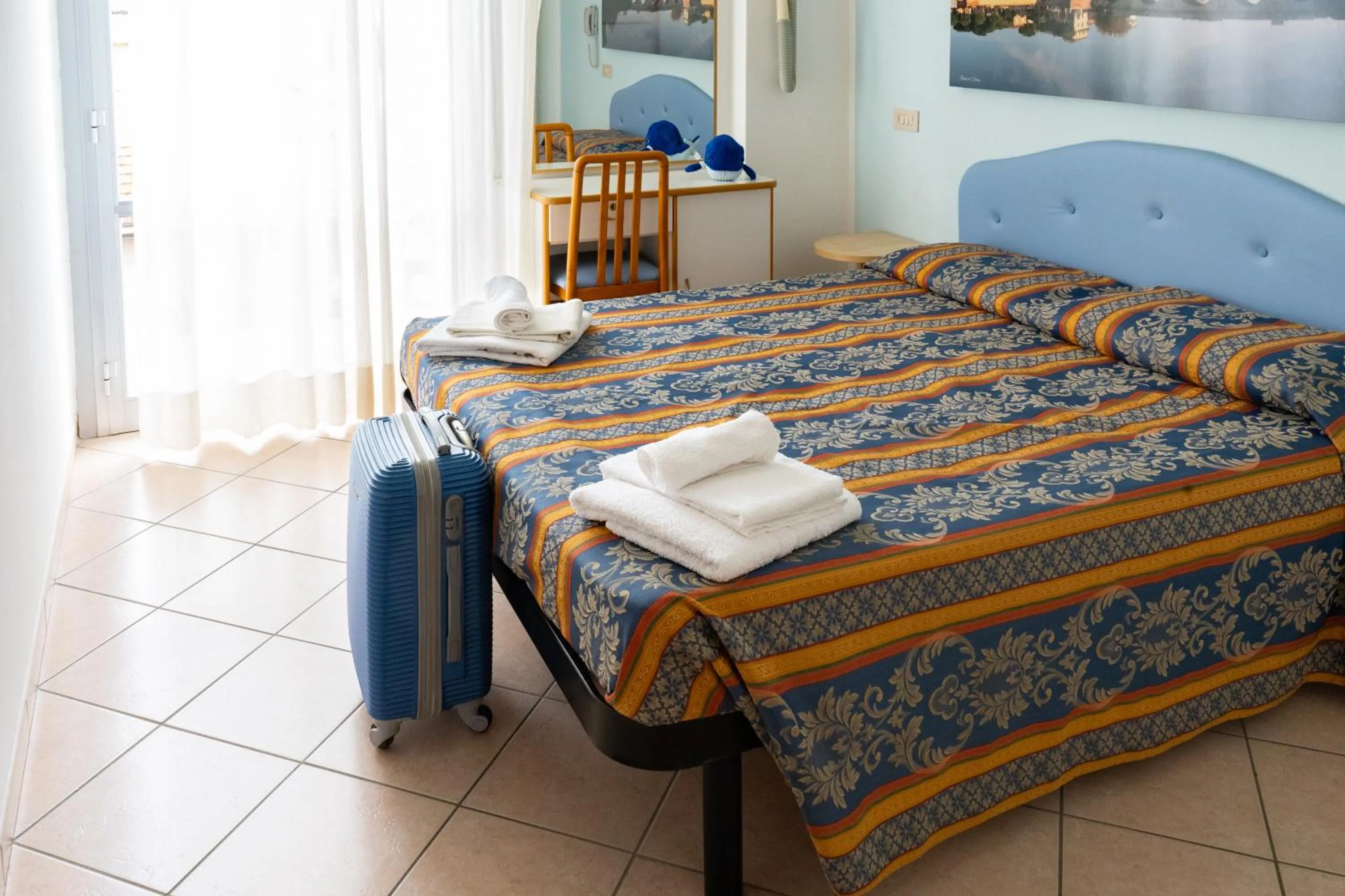 Bed in Hotel Tiglio