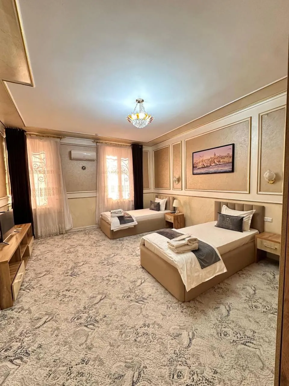 Photo of the whole room, Bed in Afsona Hotel