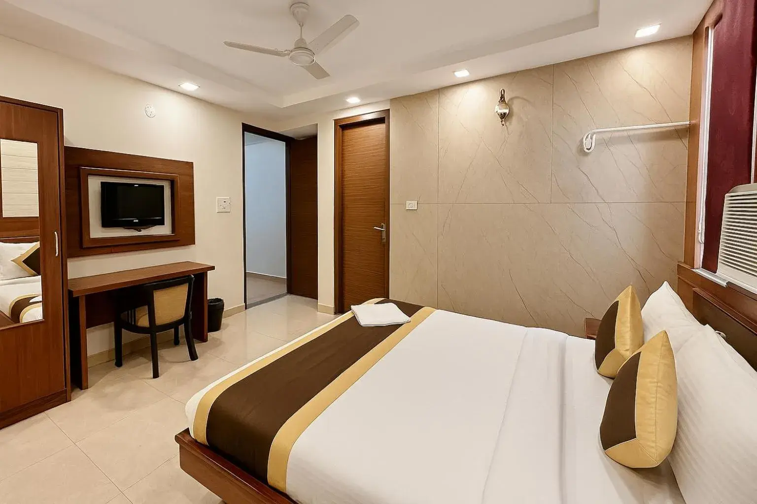 Bedroom, Bed in Amaira Hotels & Banquets Near Vaishali Metro Station Bedroom, Bed in Amaira Hotels & Banquets Near Vaishali Metro Station