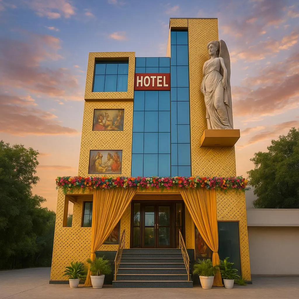 Facade/entrance in Amaira Hotels & Banquets Near Vaishali Metro Station
