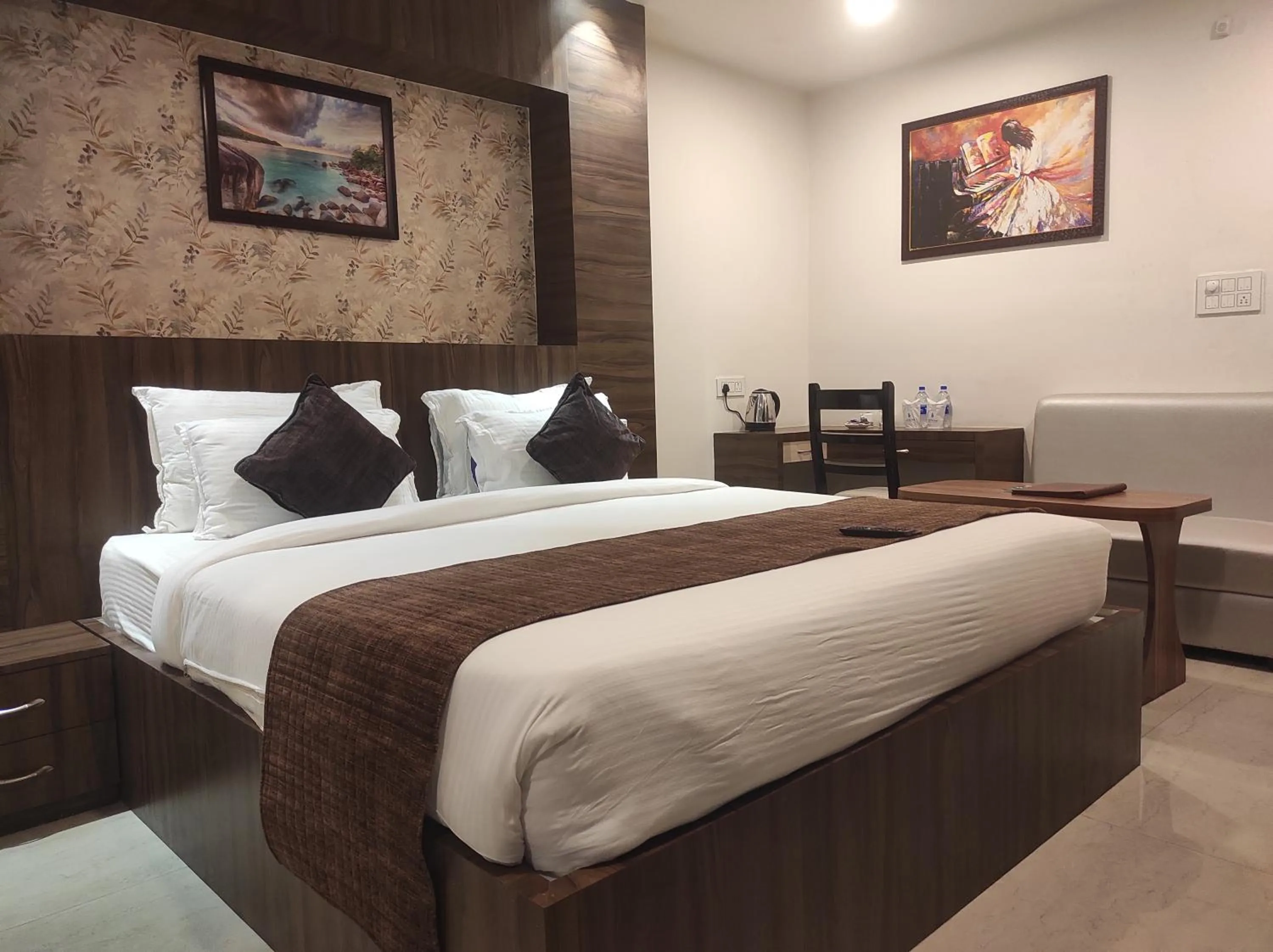 Bed in Hotel Obsidian Blue