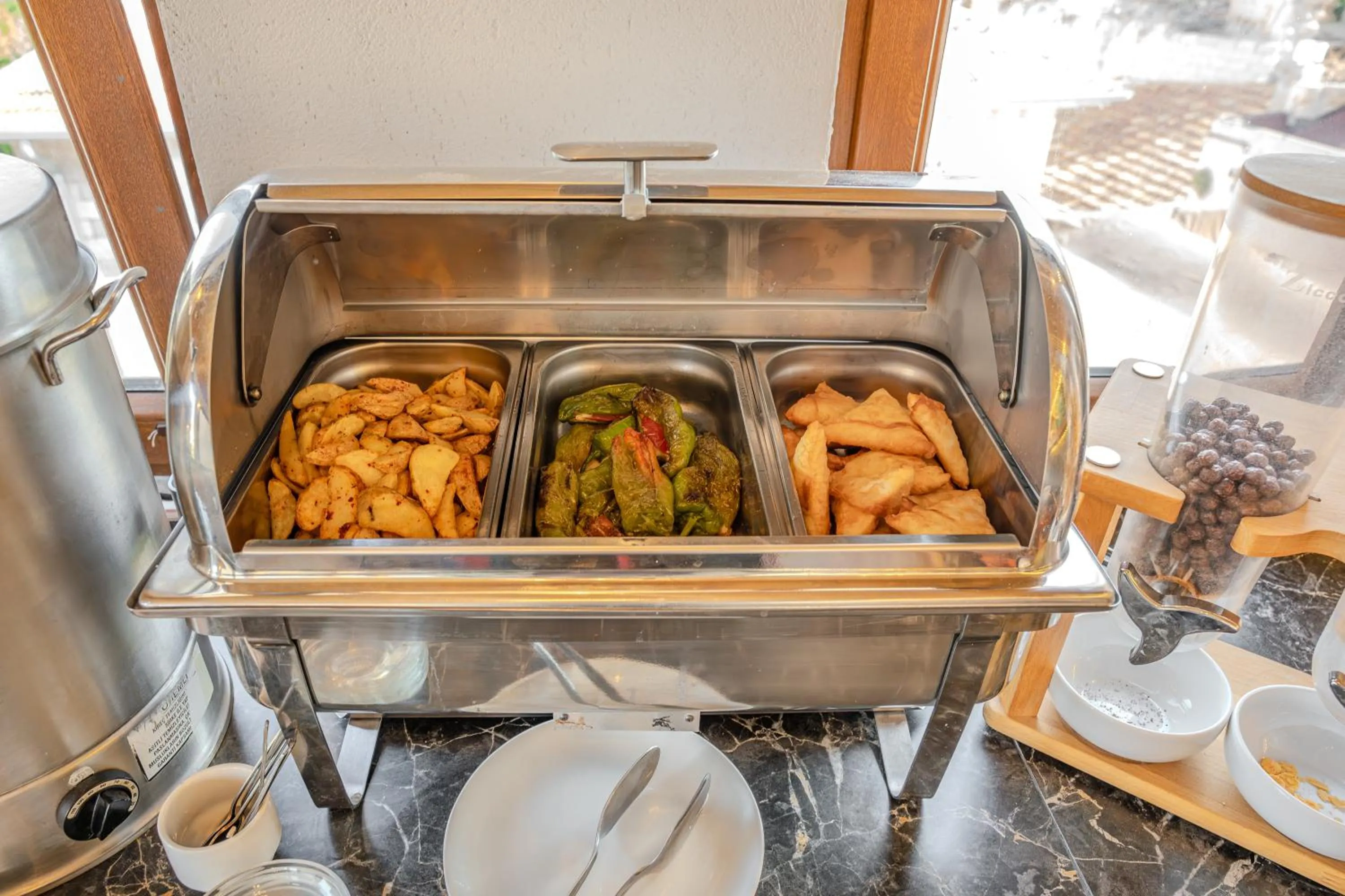 Buffet breakfast in Osmanbey Cave House